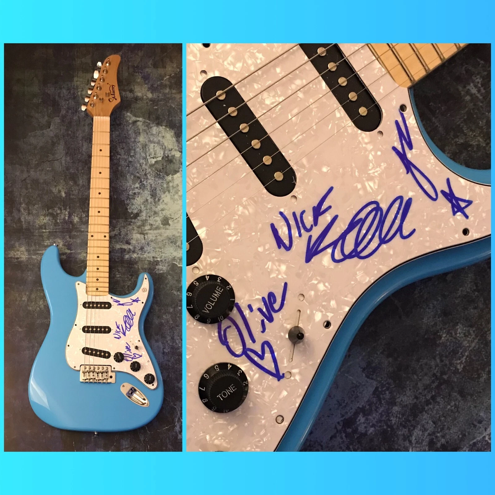 GFA Julia Cumming x3 Band * SUNFLOWER BEAN * Signed Electric Guitar PROOF E COA
