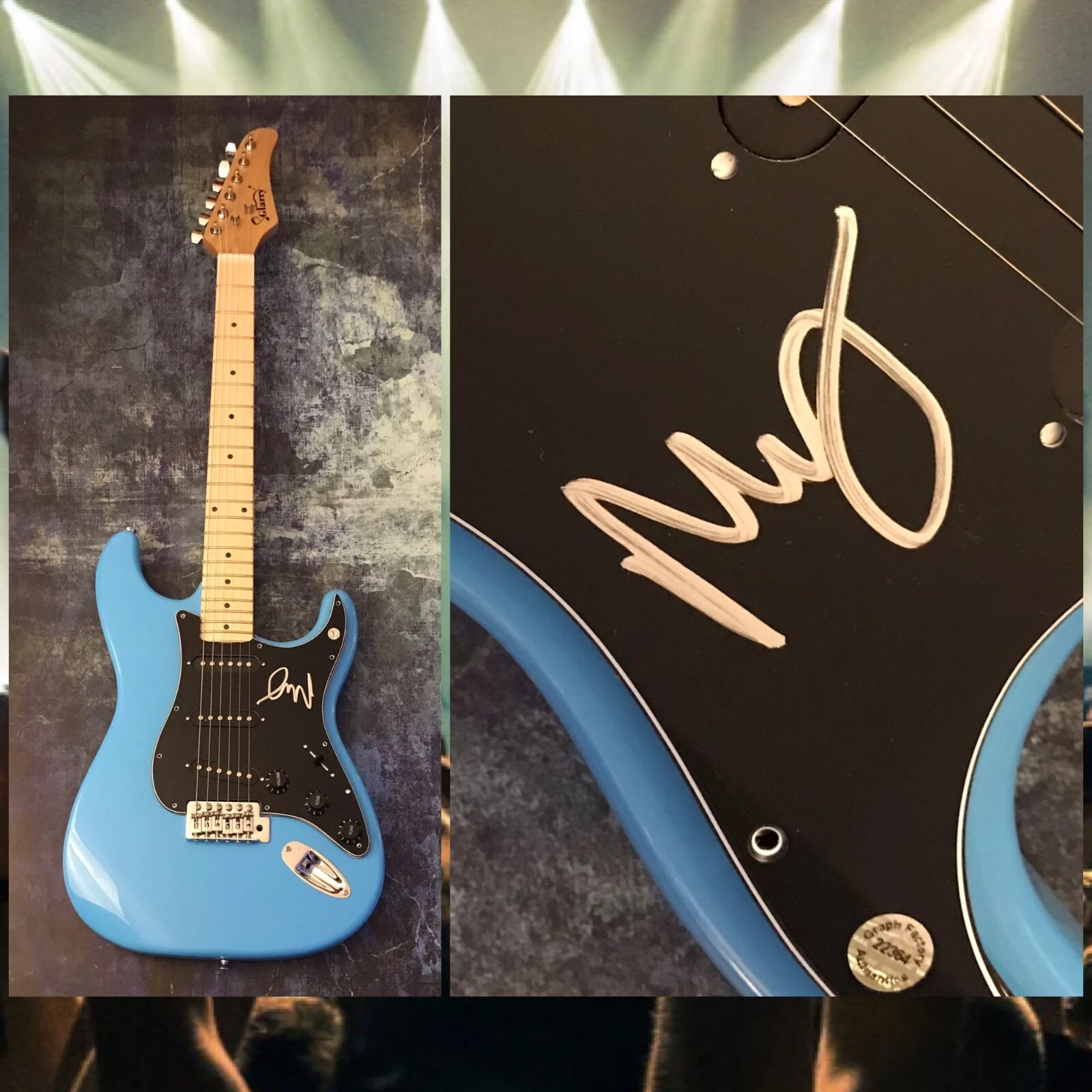 GFA L.A. Guns Guitarist * MICK CRIPPS * Signed Electric Guitar M5 COA
