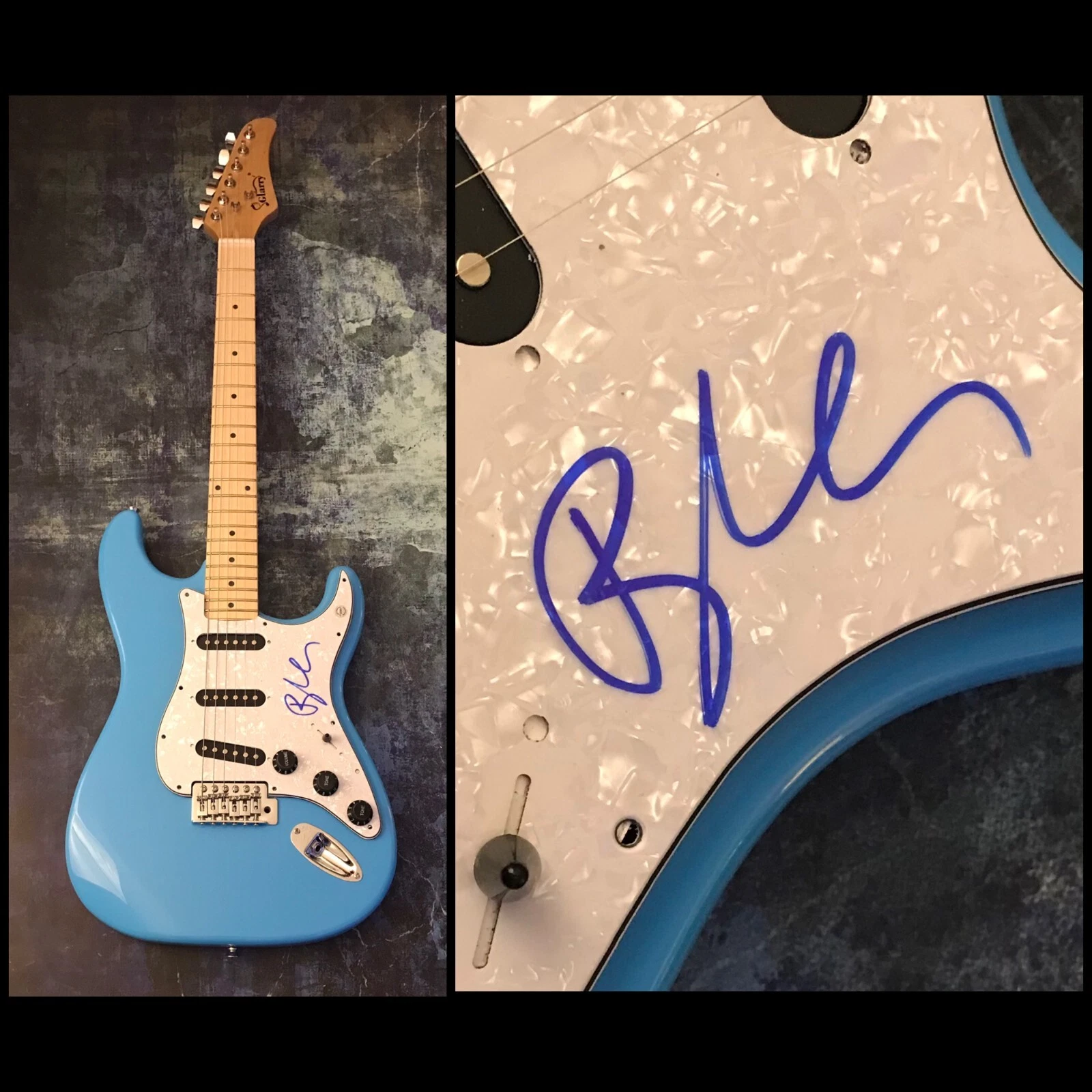 GFA Sexy Figure it Out Star * BLU DeTIGER * Signed Electric Guitar PROOF COA
