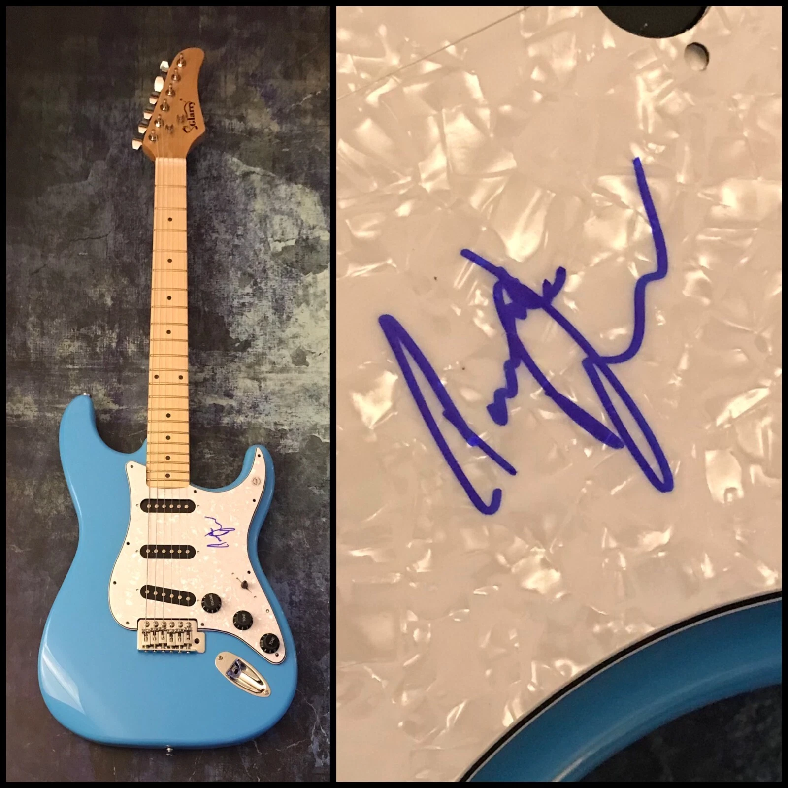 GFA State of the Heart * PATRICK DRONEY * Signed Electric Guitar PROOF P7 COA
