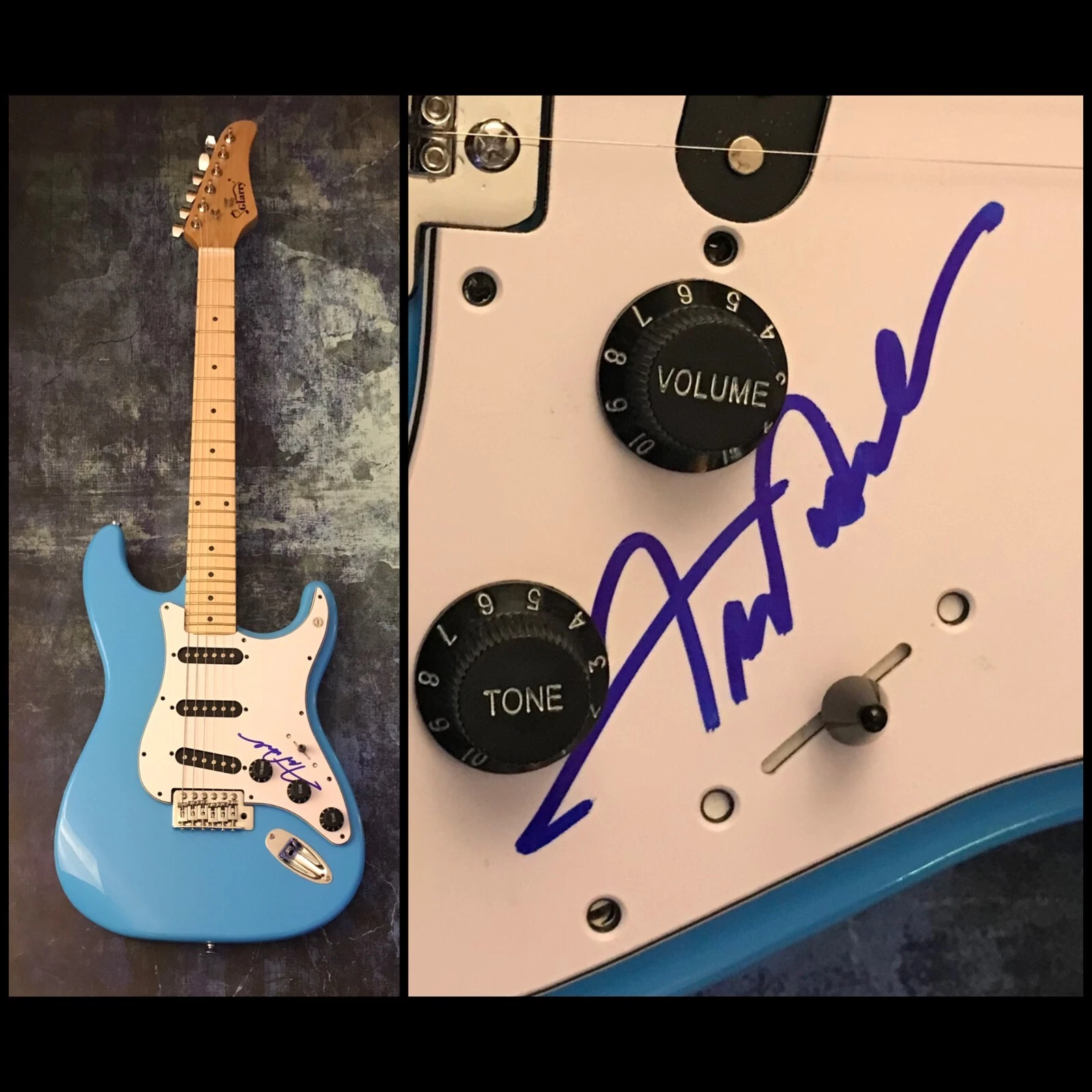 GFA Venus Why Teen Idol Legend * FRANKIE AVALON * Signed Electric Guitar F6 COA
