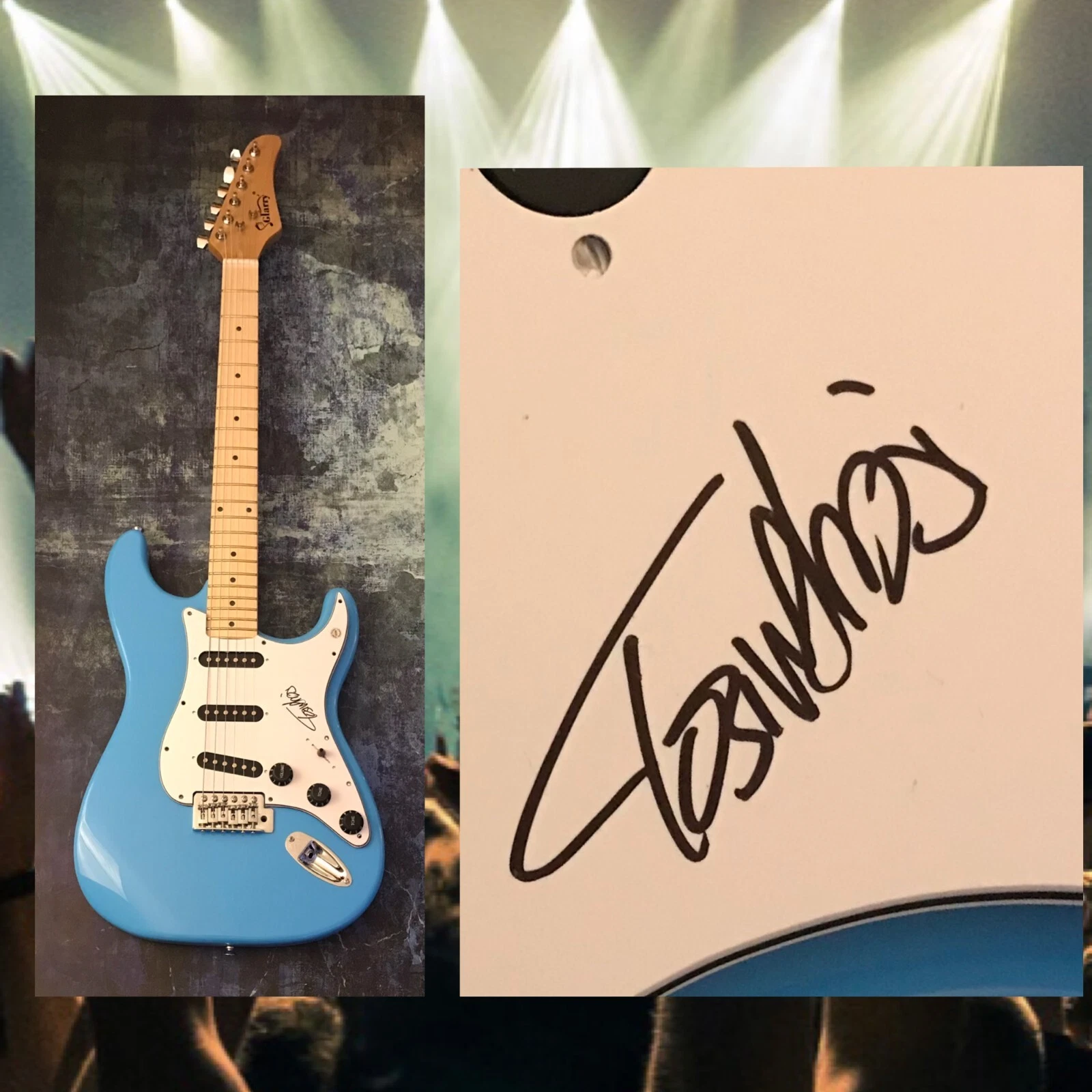 GFA Animals as Leaders * TOSIN ABASI * Signed Electric Guitar PROOF T5 COA
