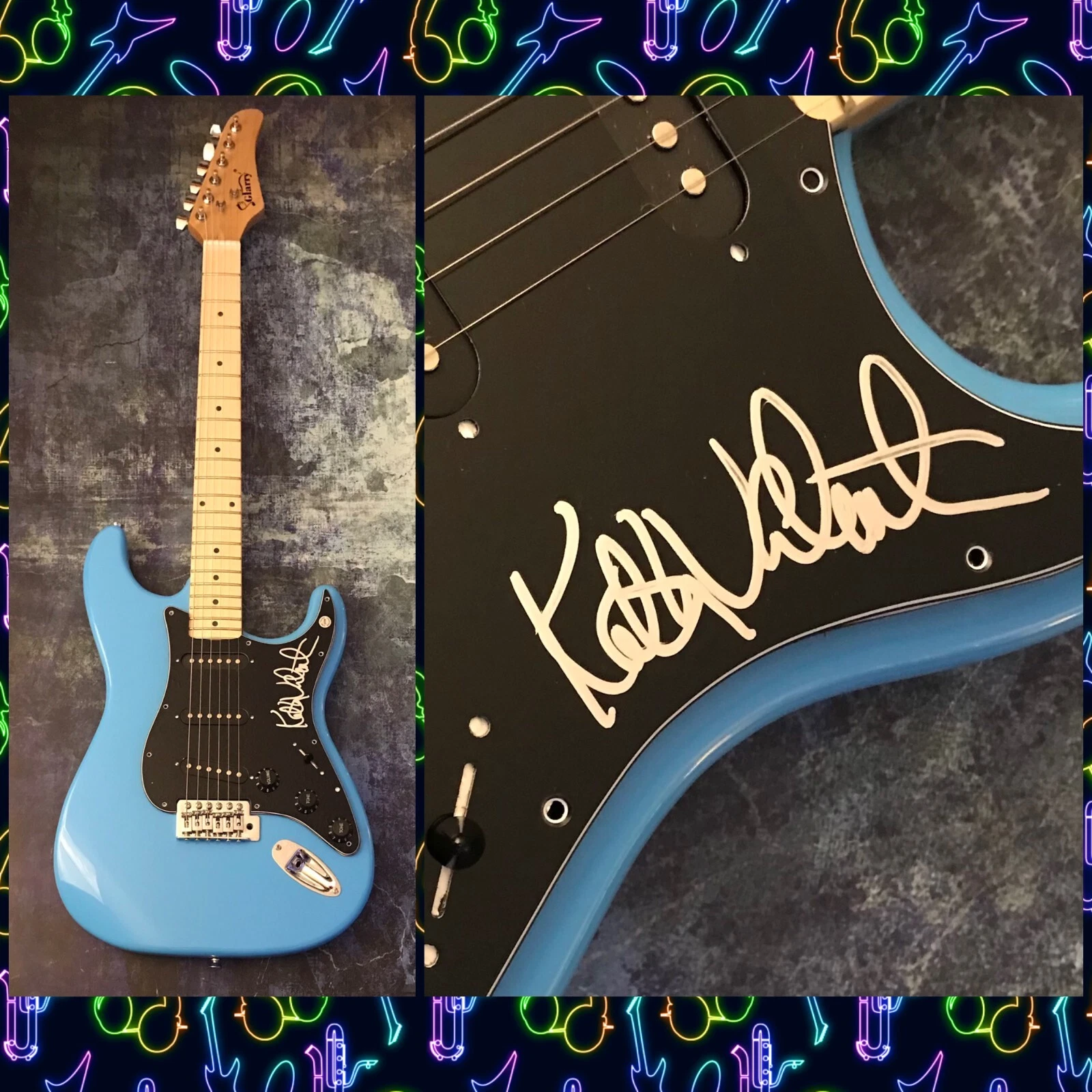 GFA The Go-Go's Bass Guitarist * KATHY VALENTINE * Signed Electric Guitar COA
