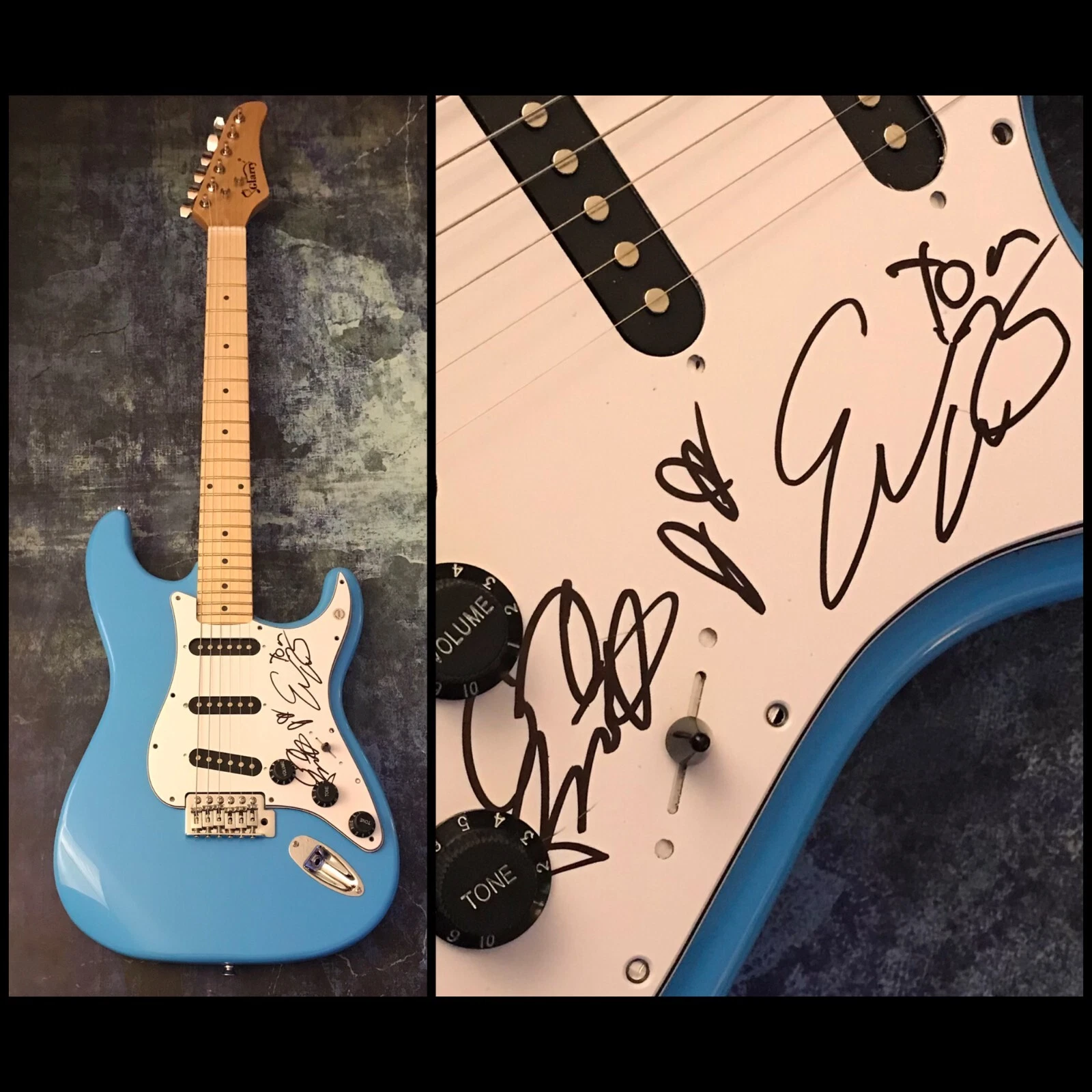 GFA After the Party x4 Band * THE MENZINGERS * Signed Electric Guitar PROOF COA
