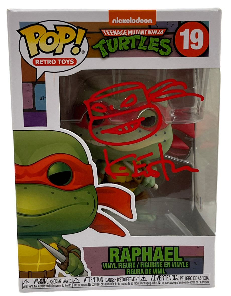 KEVIN EASTMAN TMNT SIGNED FUNKO FIGURE RAPHAEL AUTOGRAPH PROOF BECKETT COA

