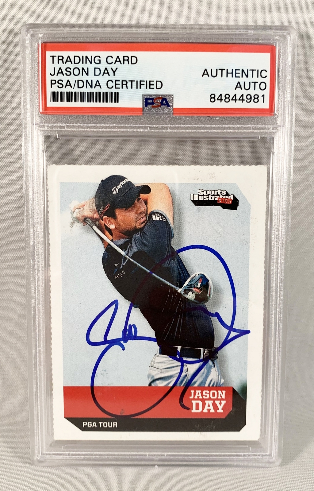 Jason Day Signed Rookie Card Sports Illustrated Kids PSA/DNA COA

