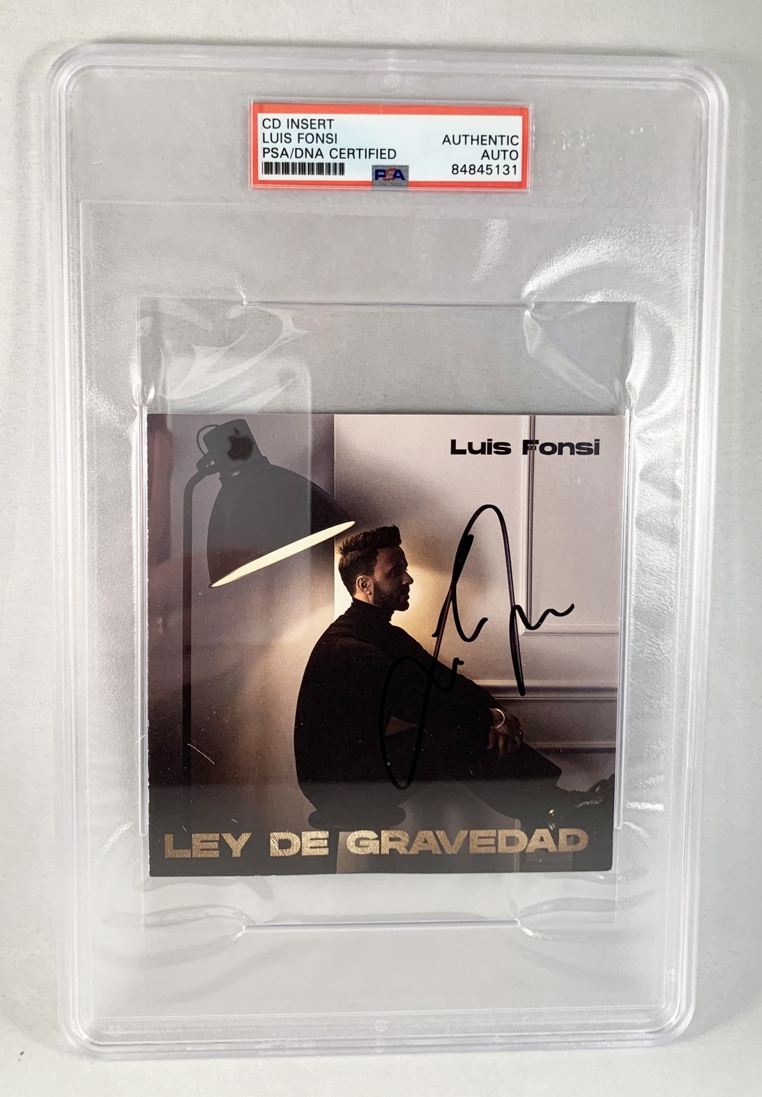 Luis Fonsi Signed CD Cover PSA/DNA COA
