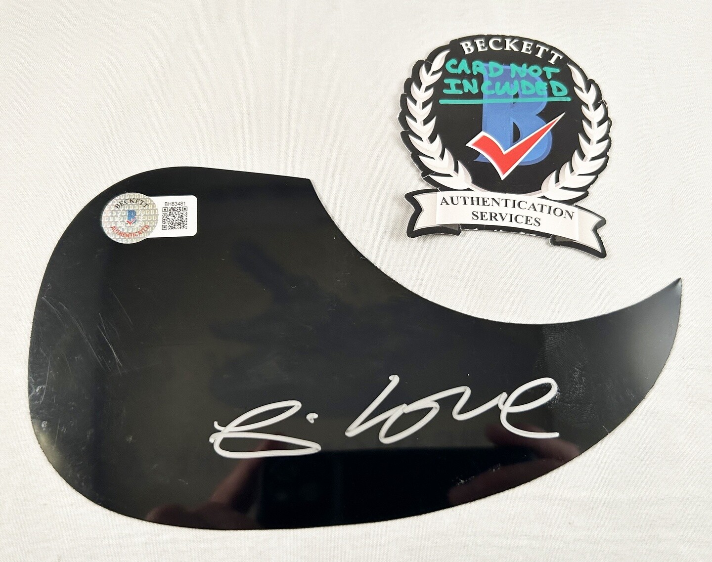 G Love Signed Acoustic Pickguard Beckett BAS COA
