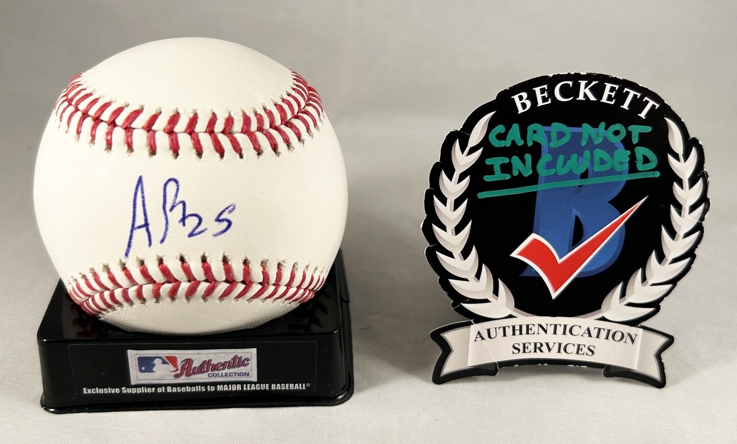 Alex Ramirez Signed Authentic MLB Baseball New York Mets Beckett BAS COA
