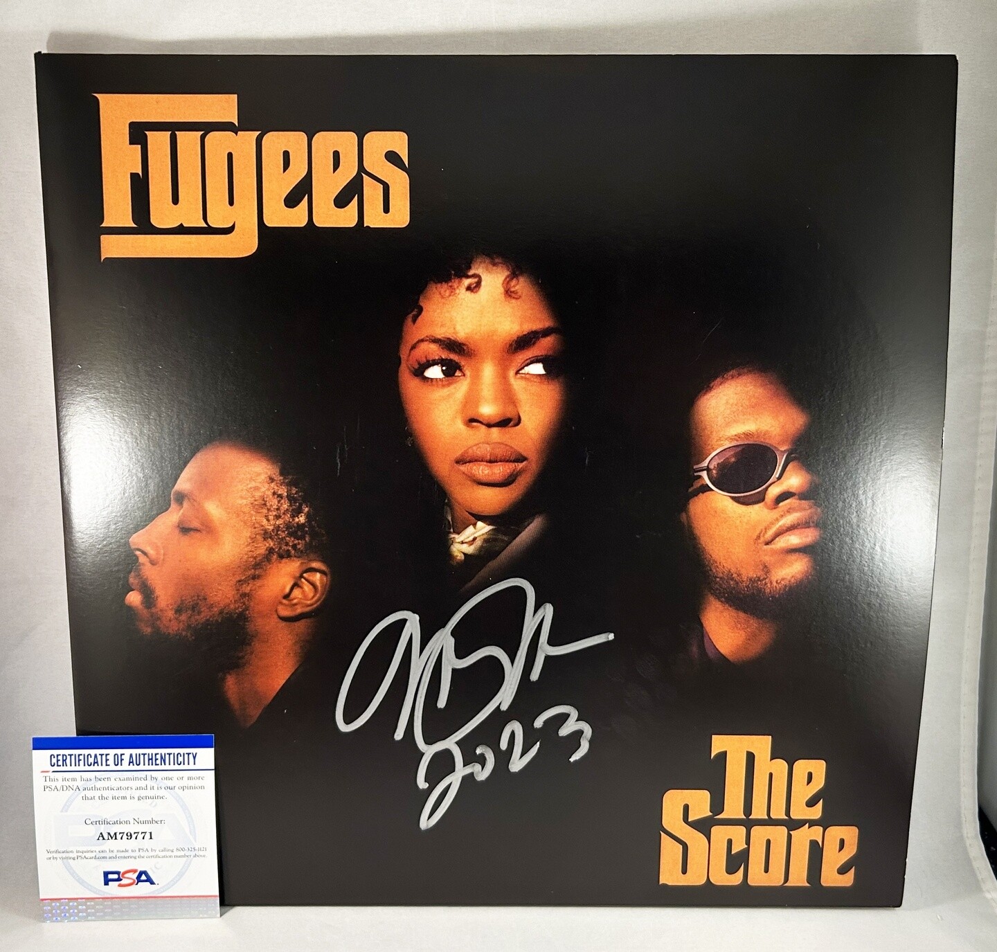 Lauryn Hill Signed LP Vinyl The Fugees The Score PSA/DNA COA
