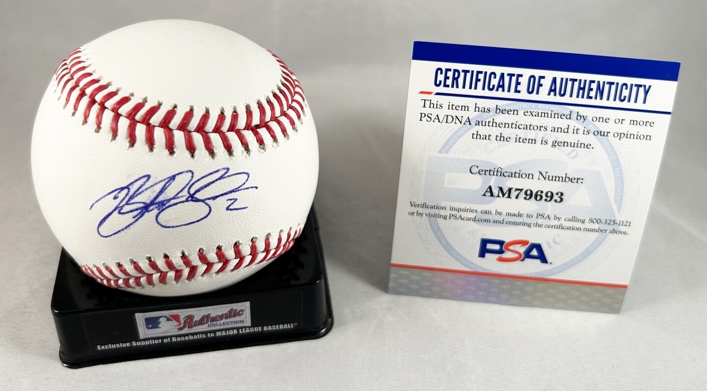 Blake Sabol Signed Authentic MLB Baseball San Francisco Giants PSA/DNA COA
