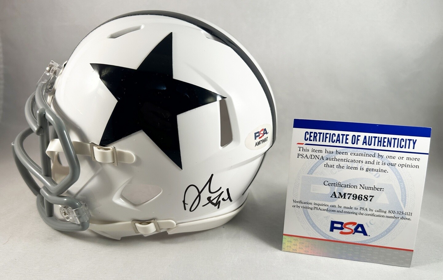 Demarcus Ware Signed Mini Helmet Dallas Cowboys PSA/DNA COA
