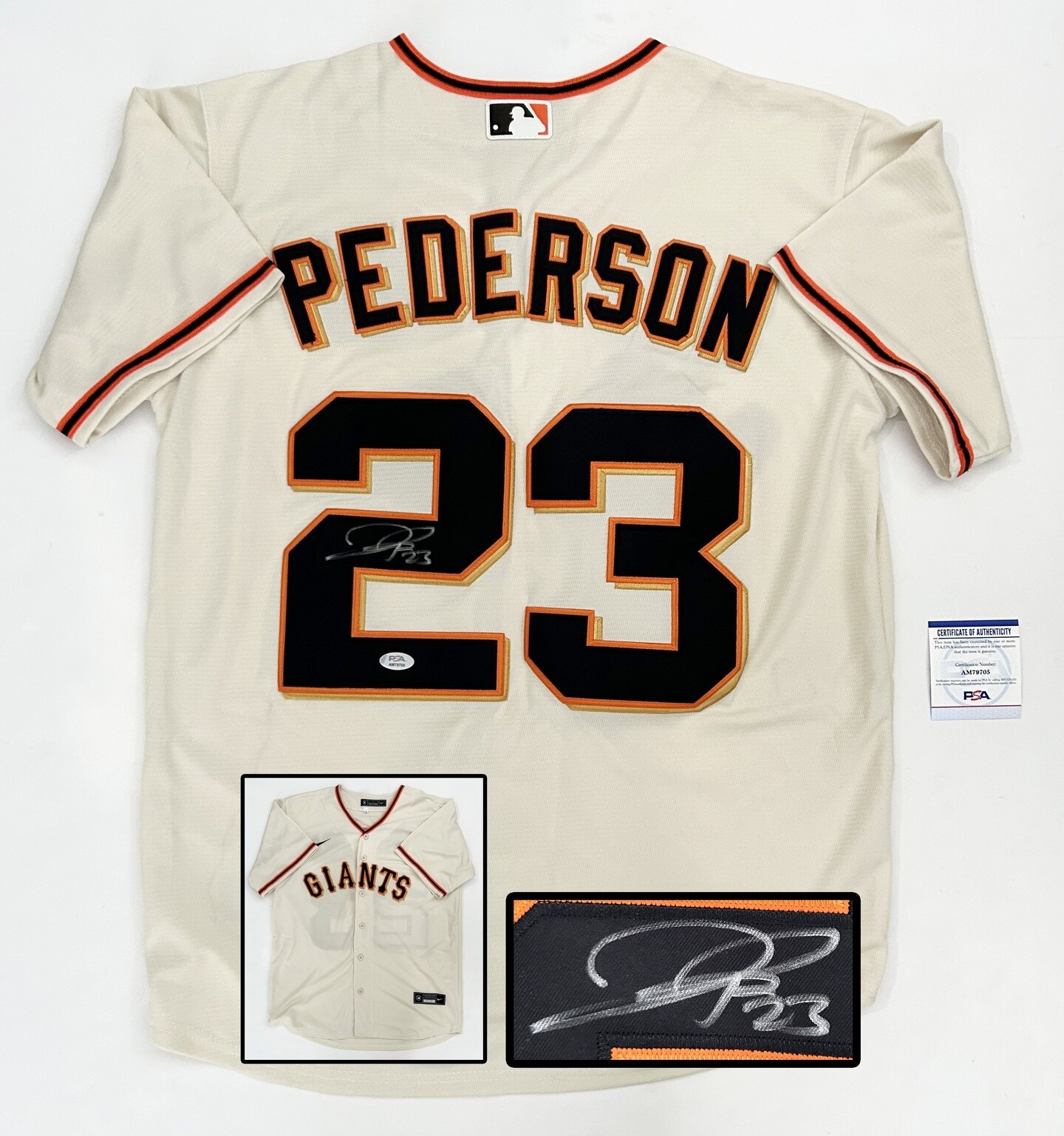 Joc Pederson Webb Signed Jersey San Francisco PSA/DNA COA
