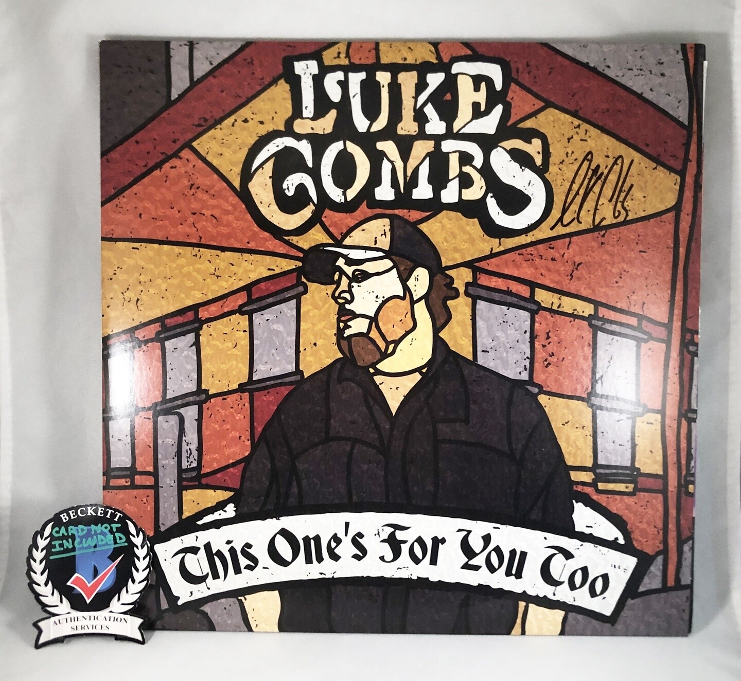 Luke Combs Signed LP Vinyl Beckett COA
