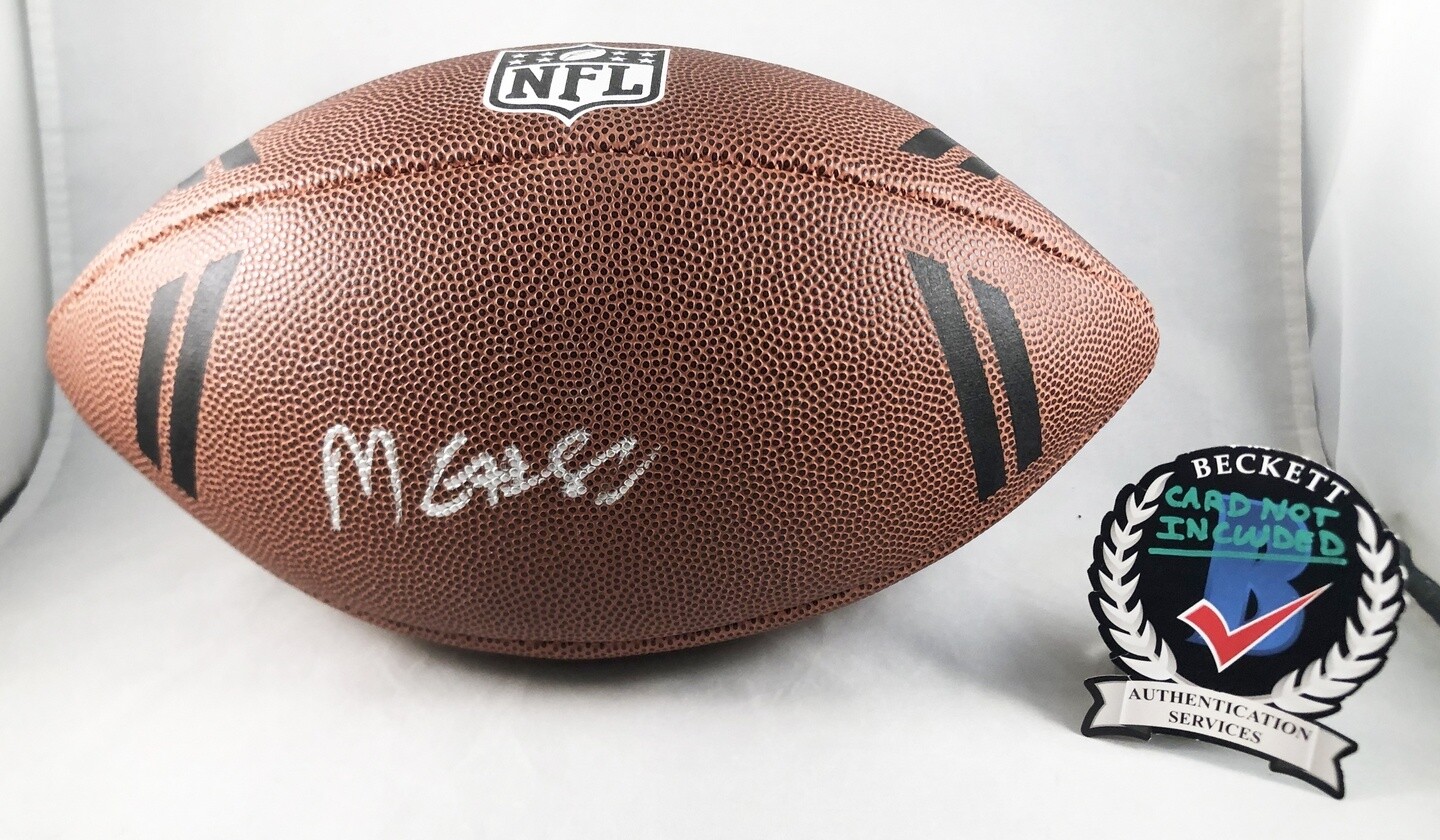 Mike Gesicki Signed Full Size NFL Composite Football New England Patriots Bec...
