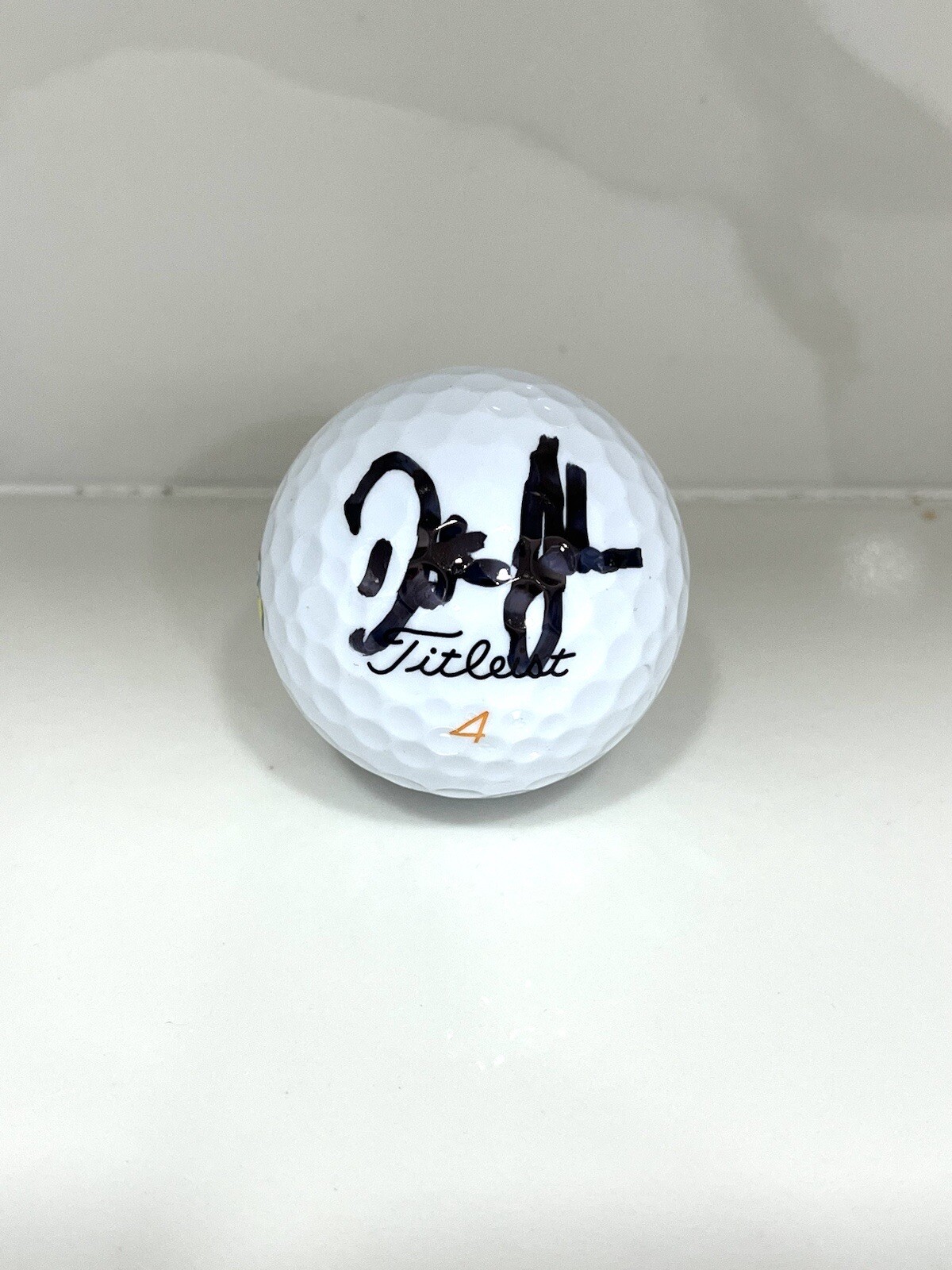 Dustin Johnson hand signed Masters logo golf ball PGA Beckett Cert BAS
