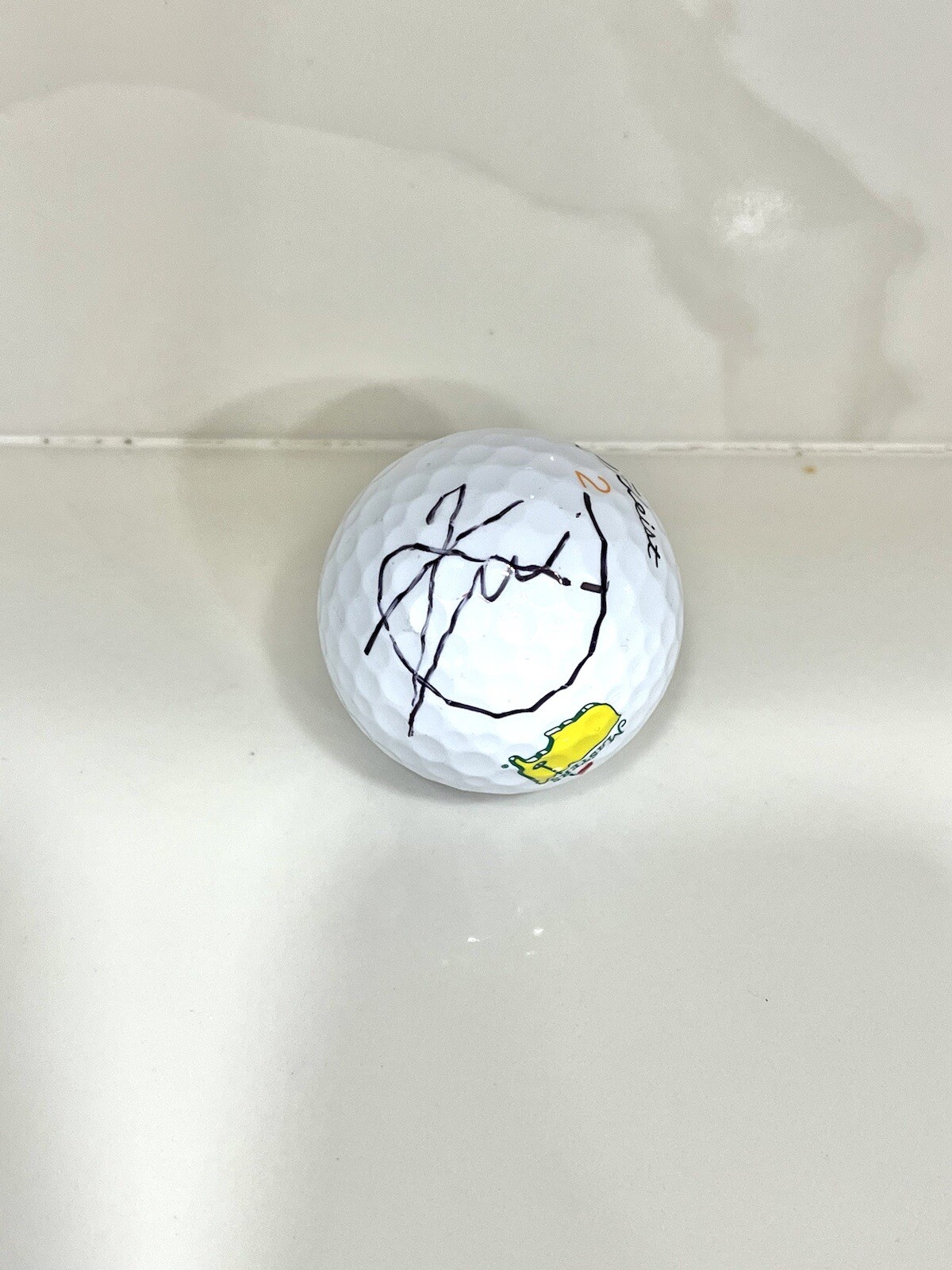 Xander Schauffele Hand Signed Masters golf ball PGA Golf BECKETT BAS Cert #1
