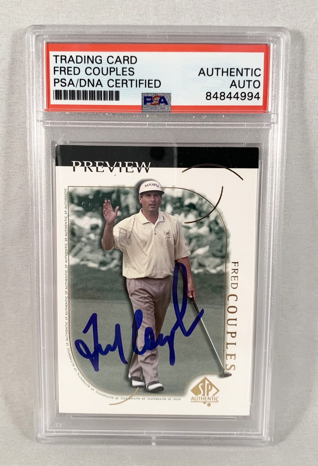 Fred Couples Signed Trading Card PSA/DNA 2 COA
