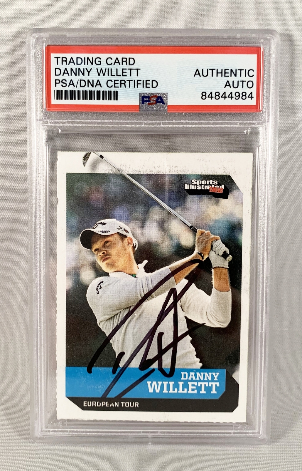 Danny Willett Signed Rookie Card Sports Illustrated Kids PSA/DNA COA

