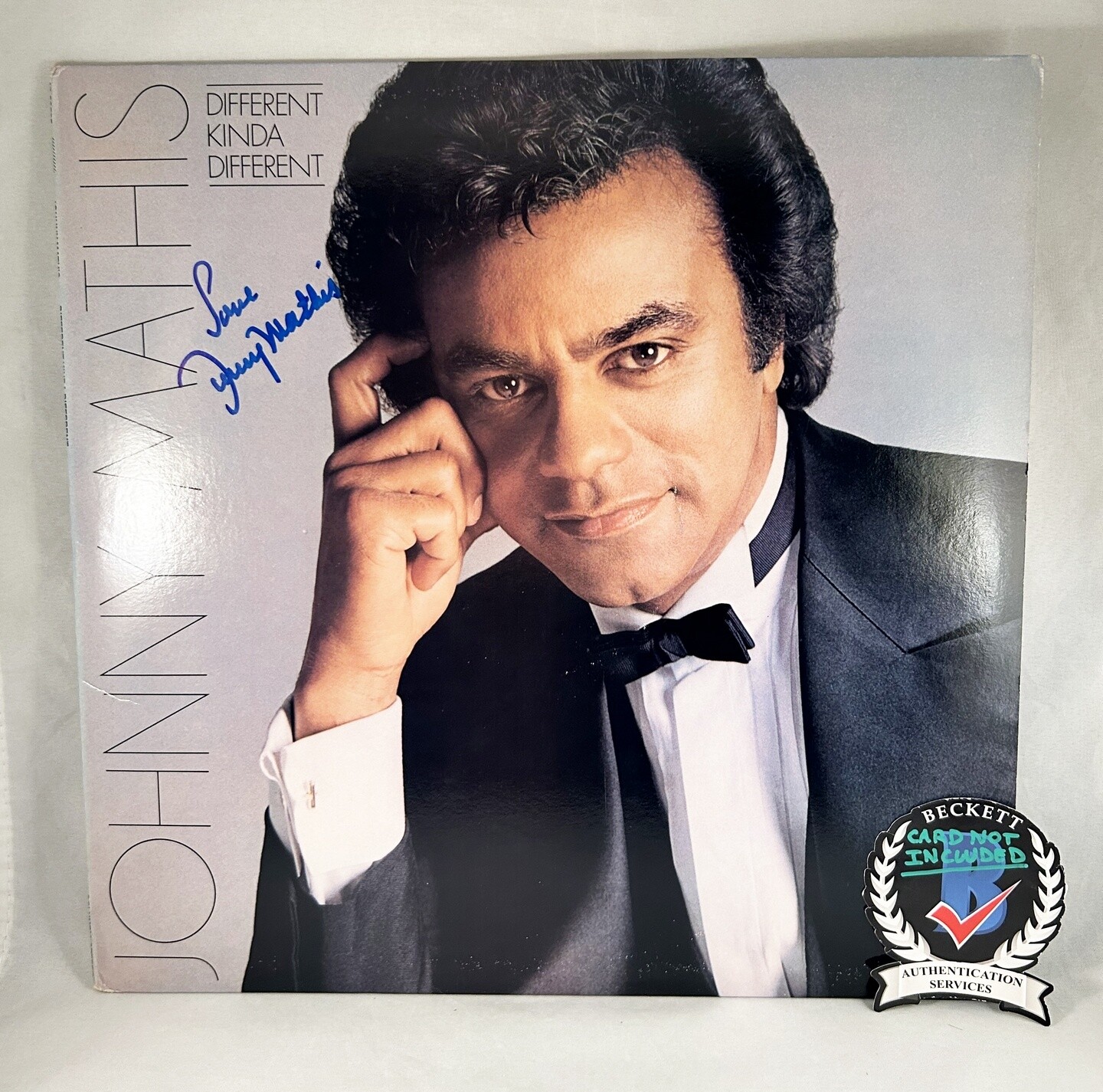 Johnny Mathis Signed Vinyl LP Album Beckett BAS 2 COA
