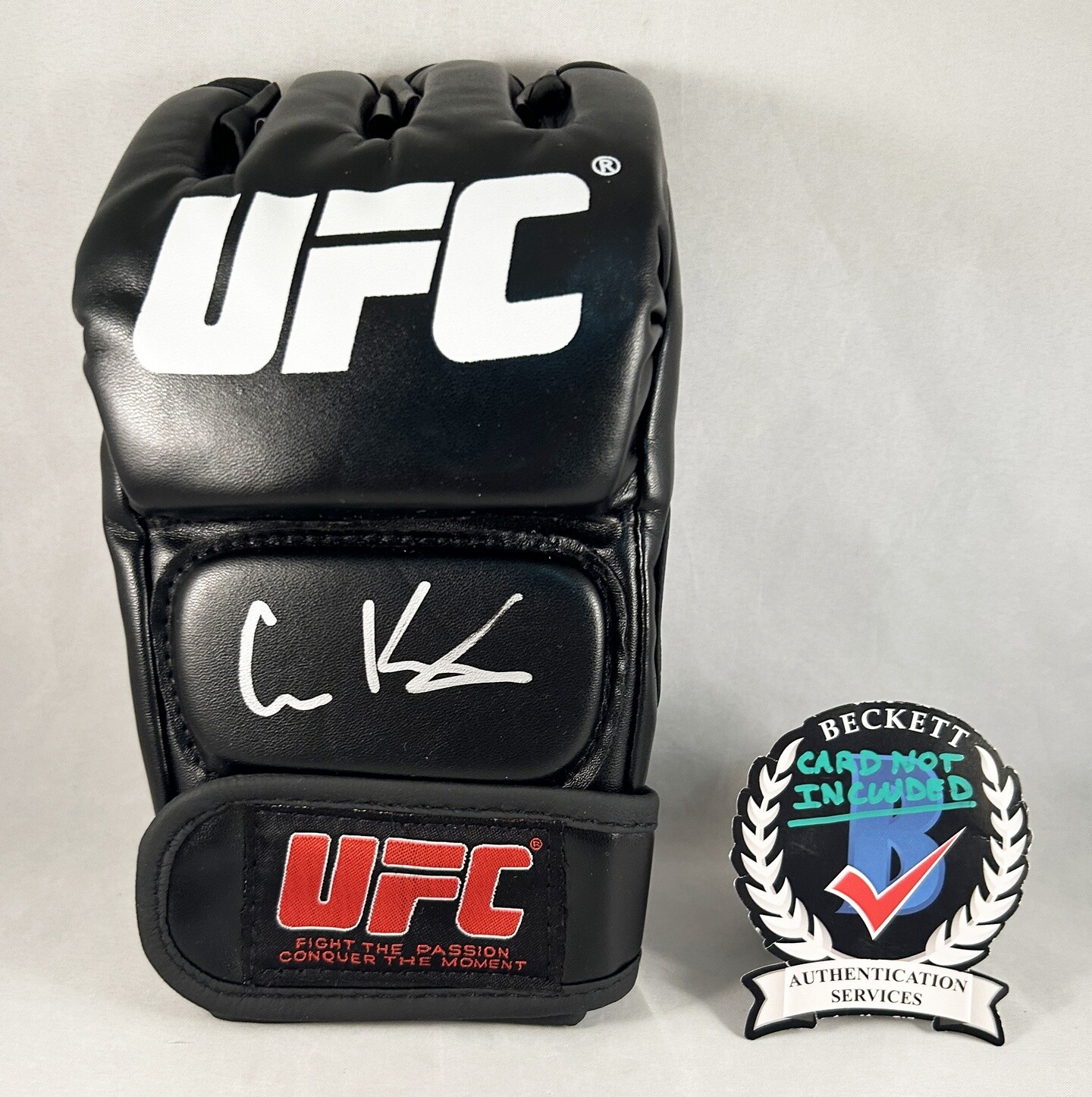 Calvin Kattar Signed UFC Glove Beckett BAS COA
