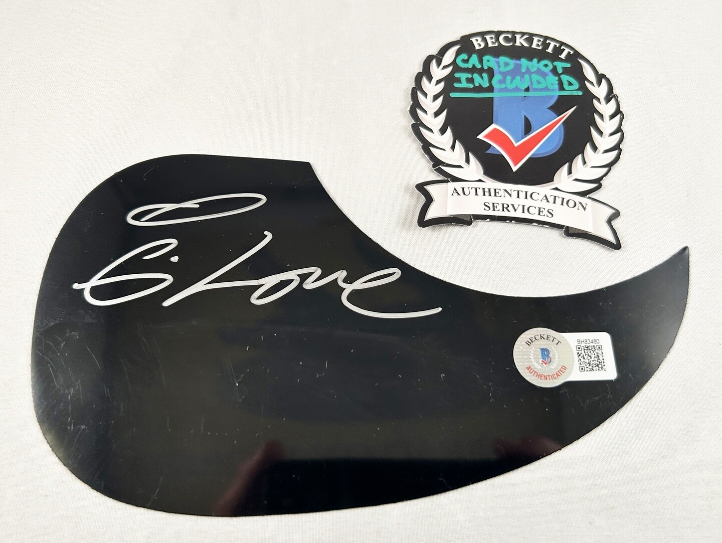 G Love Signed Acoustic Pickguard Beckett BAS 1 COA
