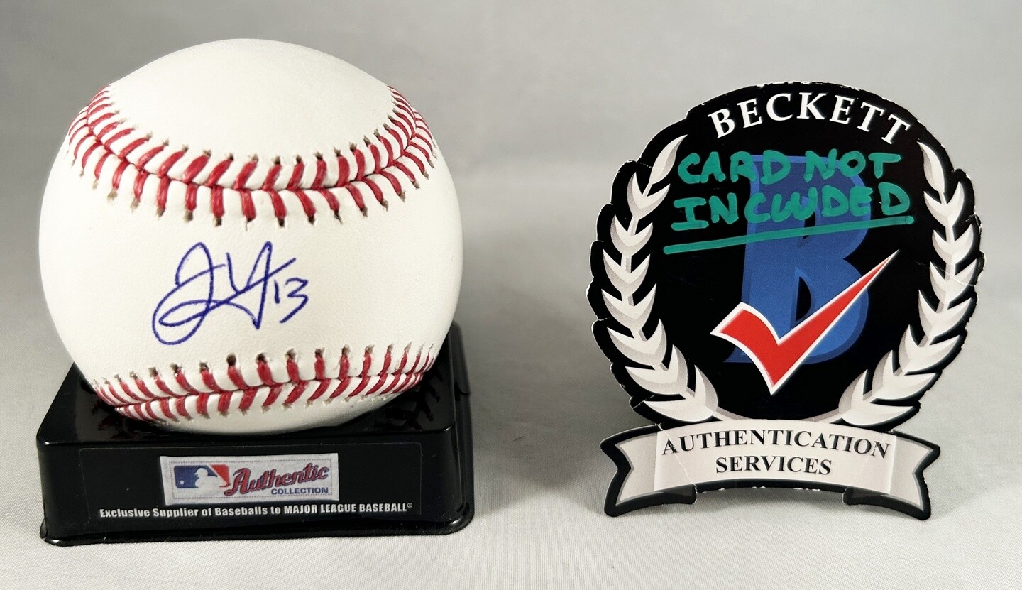 Juan Yepez Signed Authentic MLB Baseball St. Louis Cardinals Beckett BAS COA
