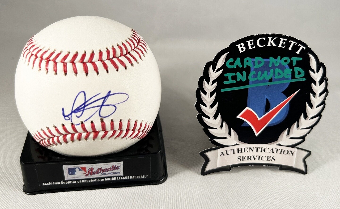 Nestor Cortes Jr Signed Authentic MLB Baseball New York Yankees Beckett BAS COA
