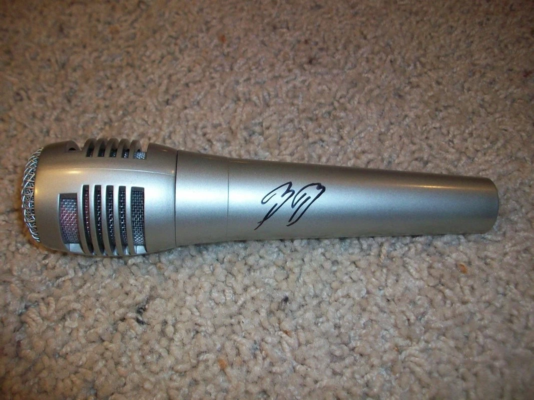 BENJAMIN BOOKER WITNESS SIGNED AUTOGRAPH BRAND NEW MICROPHONE B w/EXACT PROOF
