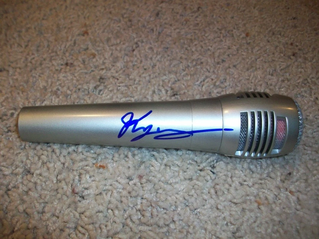 RYAN BEATTY DREAMING OF DAVID SIGNED AUTOGRAPH MICROPHONE w/EXACT PROOF
