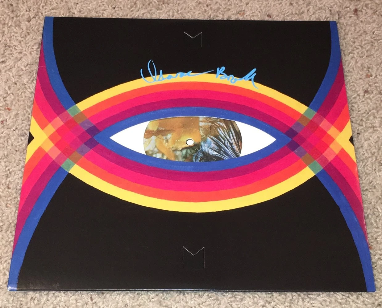 ISAAC BROCK SIGNED MODEST MOUSE NIGHT ON THE SUN RECORD VINYL ALBUM wEXACT PROOF
