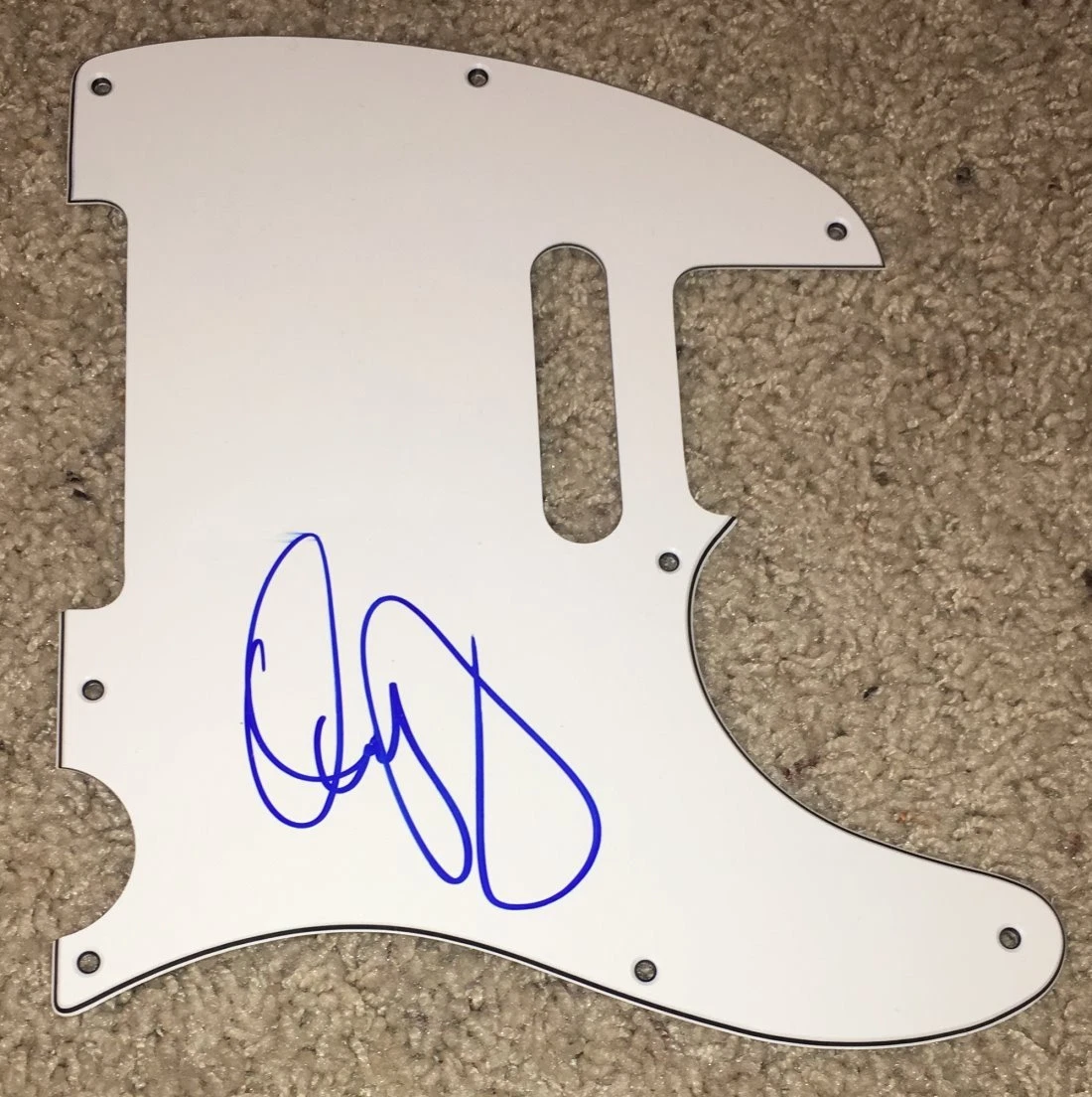 DENNIS DEYOUNG SIGNED AUTOGRAPH STYX TELECASTER GUITAR PICKGUARD w/PROOF
