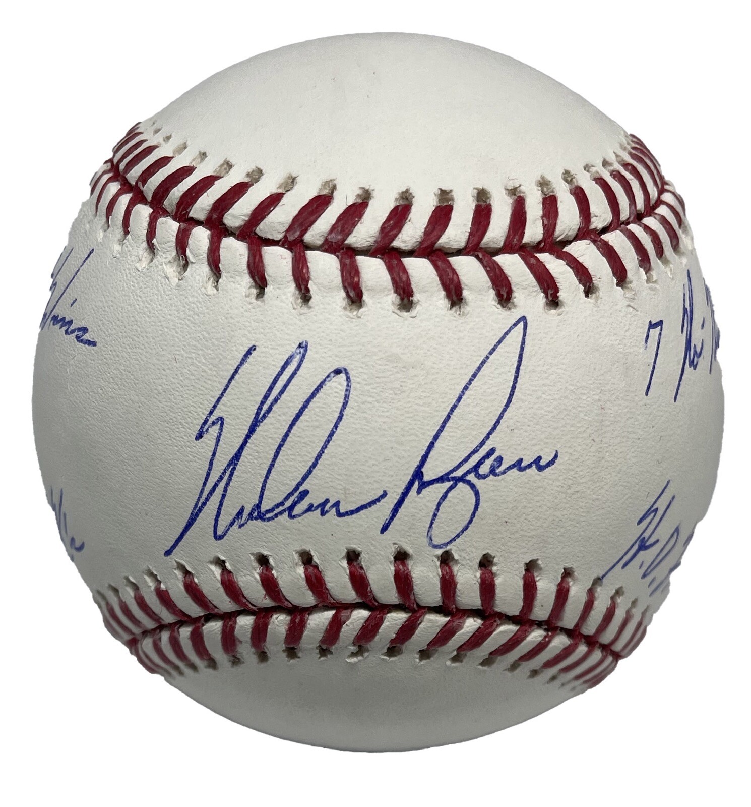 NOLAN RYAN SIGNED CAREER STAT MLB BASEBALL AIV A013188 W/ 4 INSCRIPTIONS
