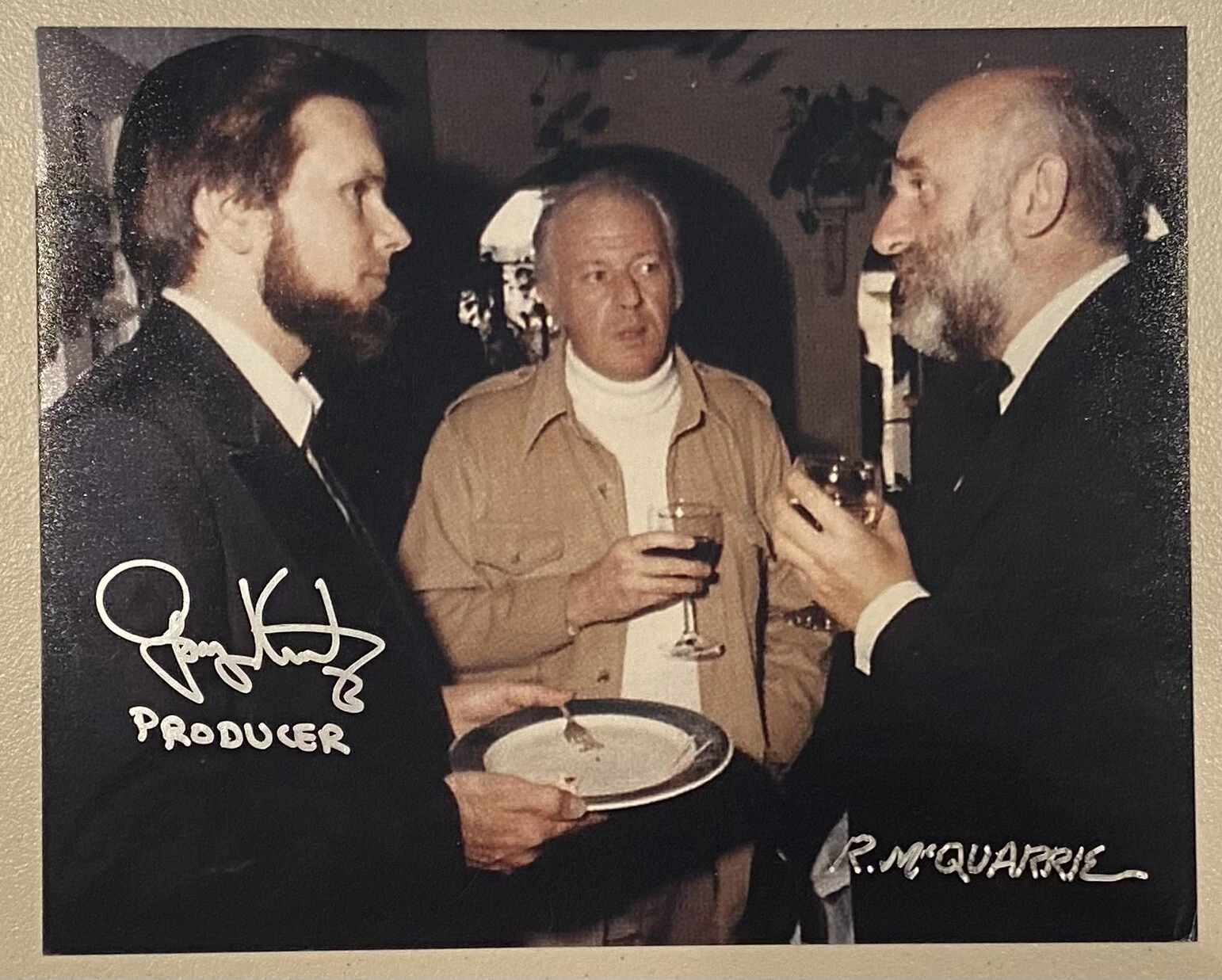 New ListingGary Kurtz & Ralph McQuarrie Signed Autographed 8x10 Photo BAS Beckett Star Wars
