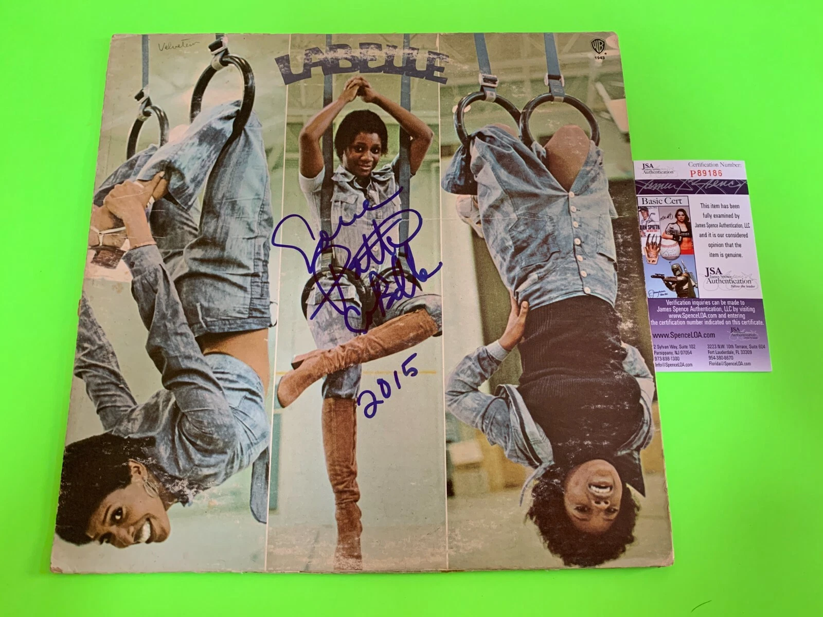 Patti LaBelle Signed Auto 12