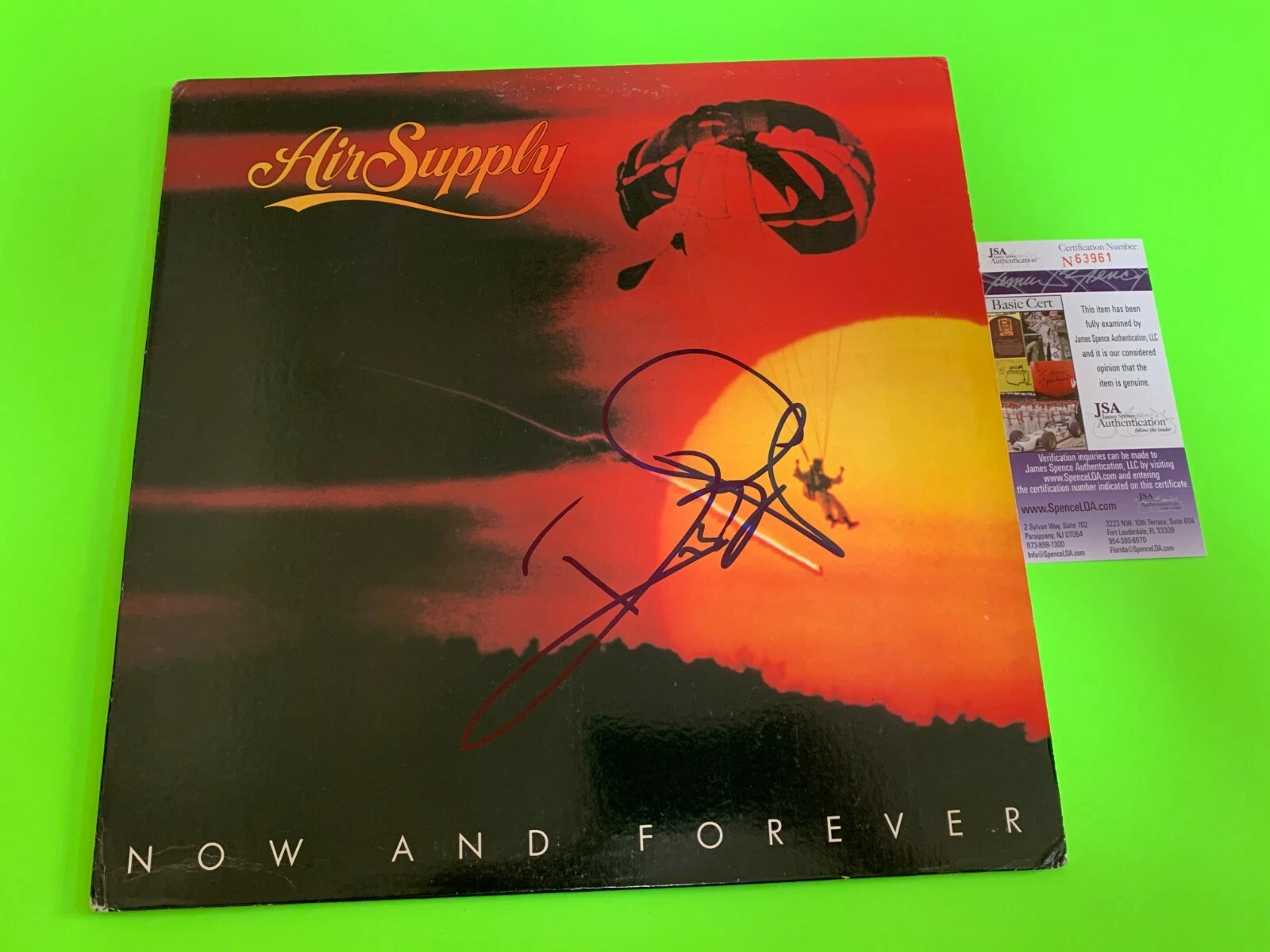 Graham Russell Hitchcoack Air Supply Signed Auto 12