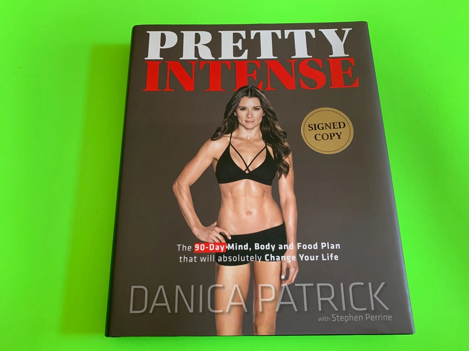 Danica Patrick NASCAR Racing Signed Auto Hard Copy PRETTY INTENSE Book
