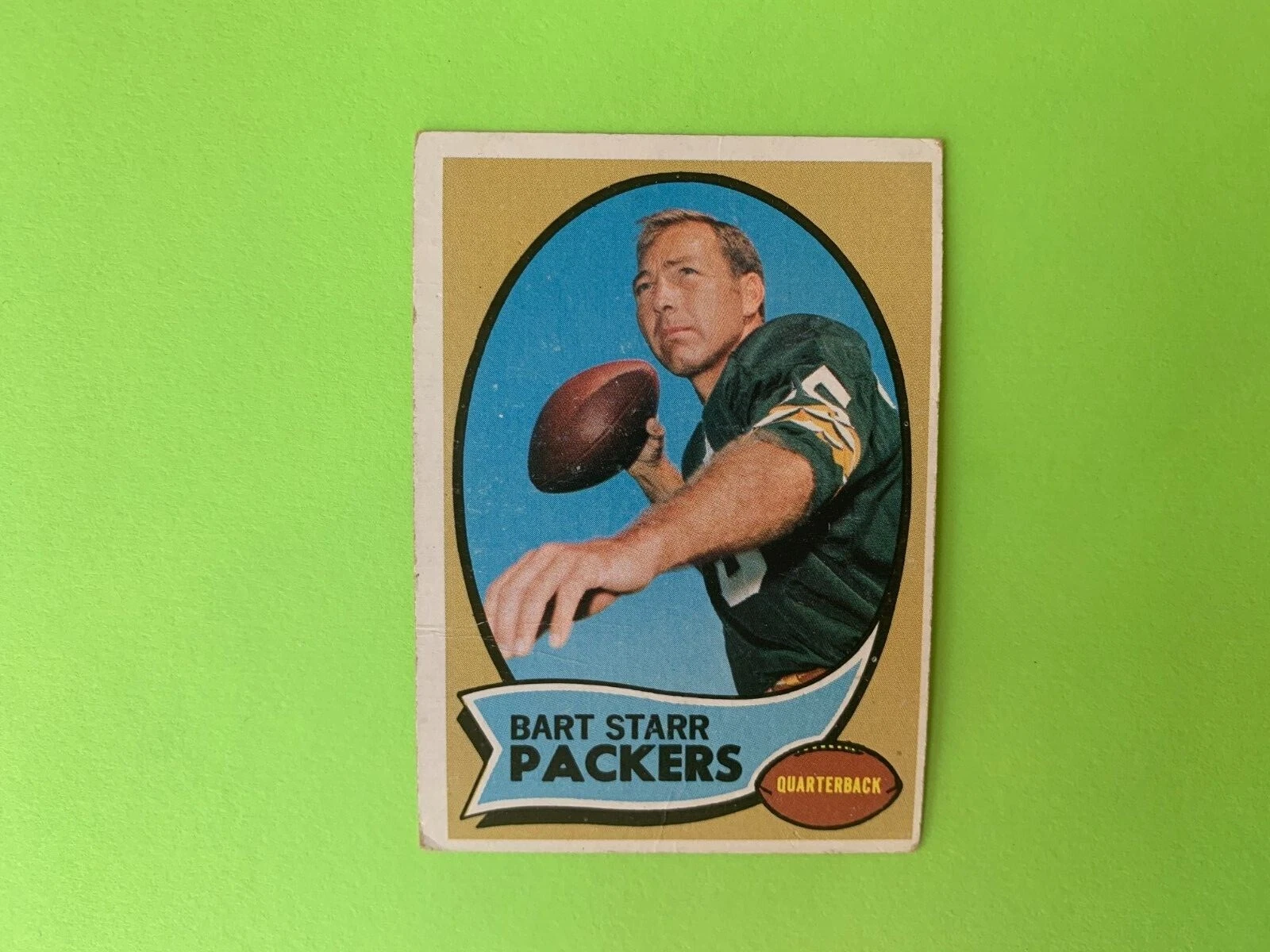 Bart Starr Packers Quarterback1970 Topps Card #30
