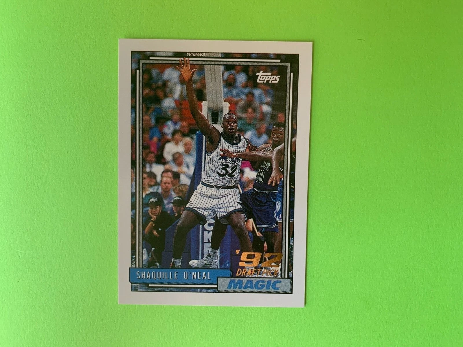 Shaquille O'Neal Magic 1992-93 NBA Topps Rookie Card #362
