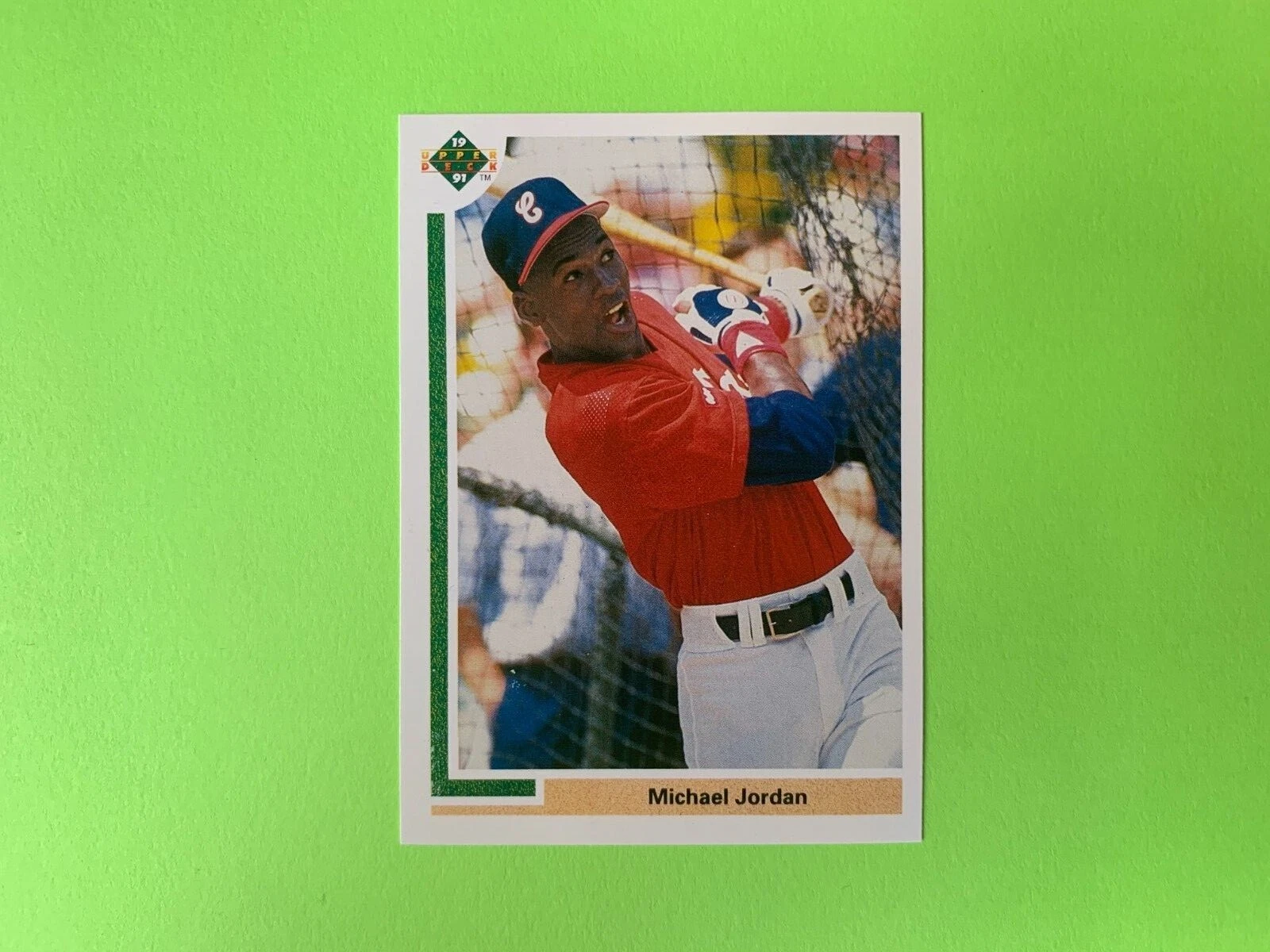 Michael Jordan White Sox 1990 UD Upper Deck Card
