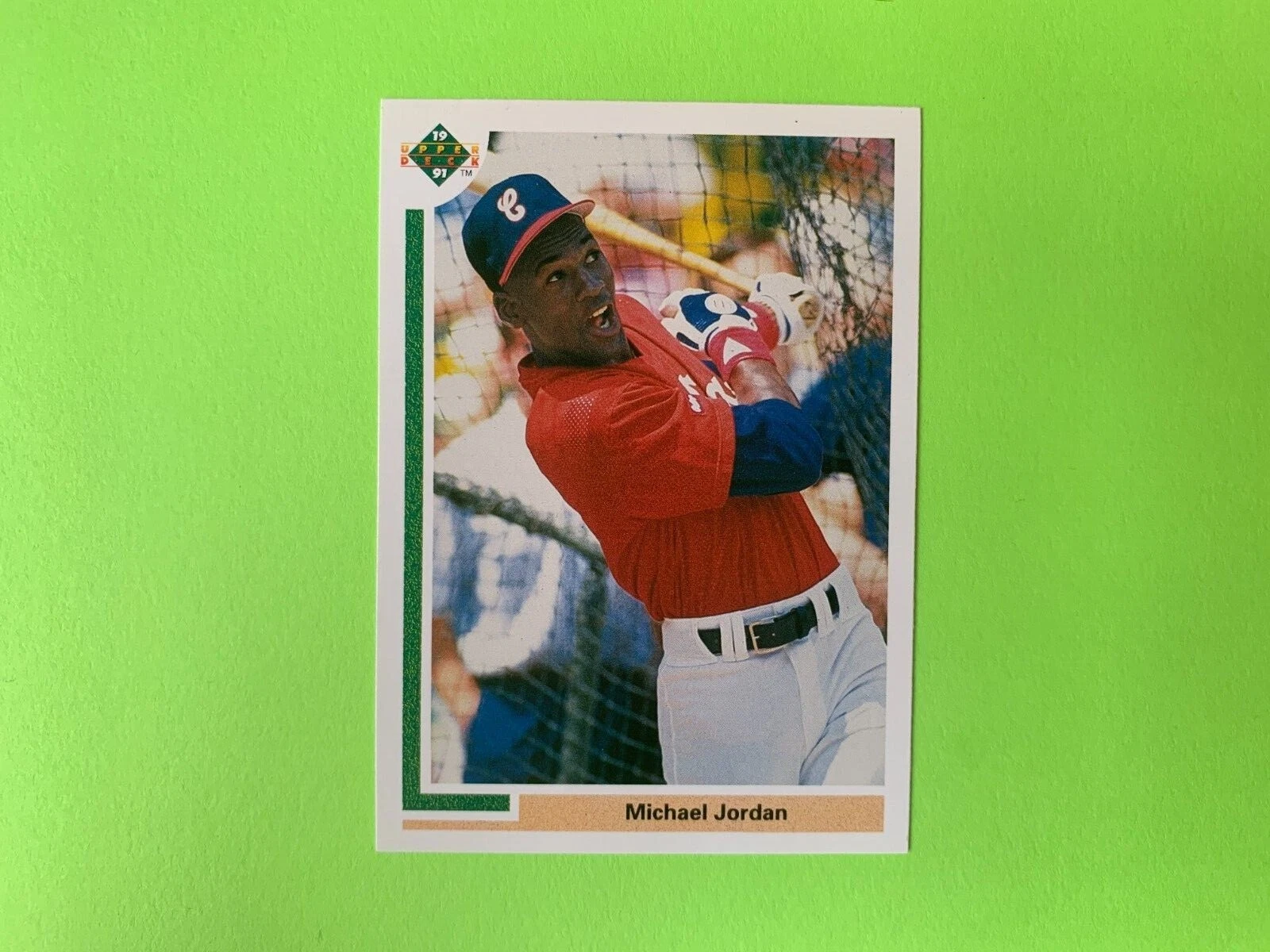 Michael Jordan White Sox 1990 UD Upper Deck Card
