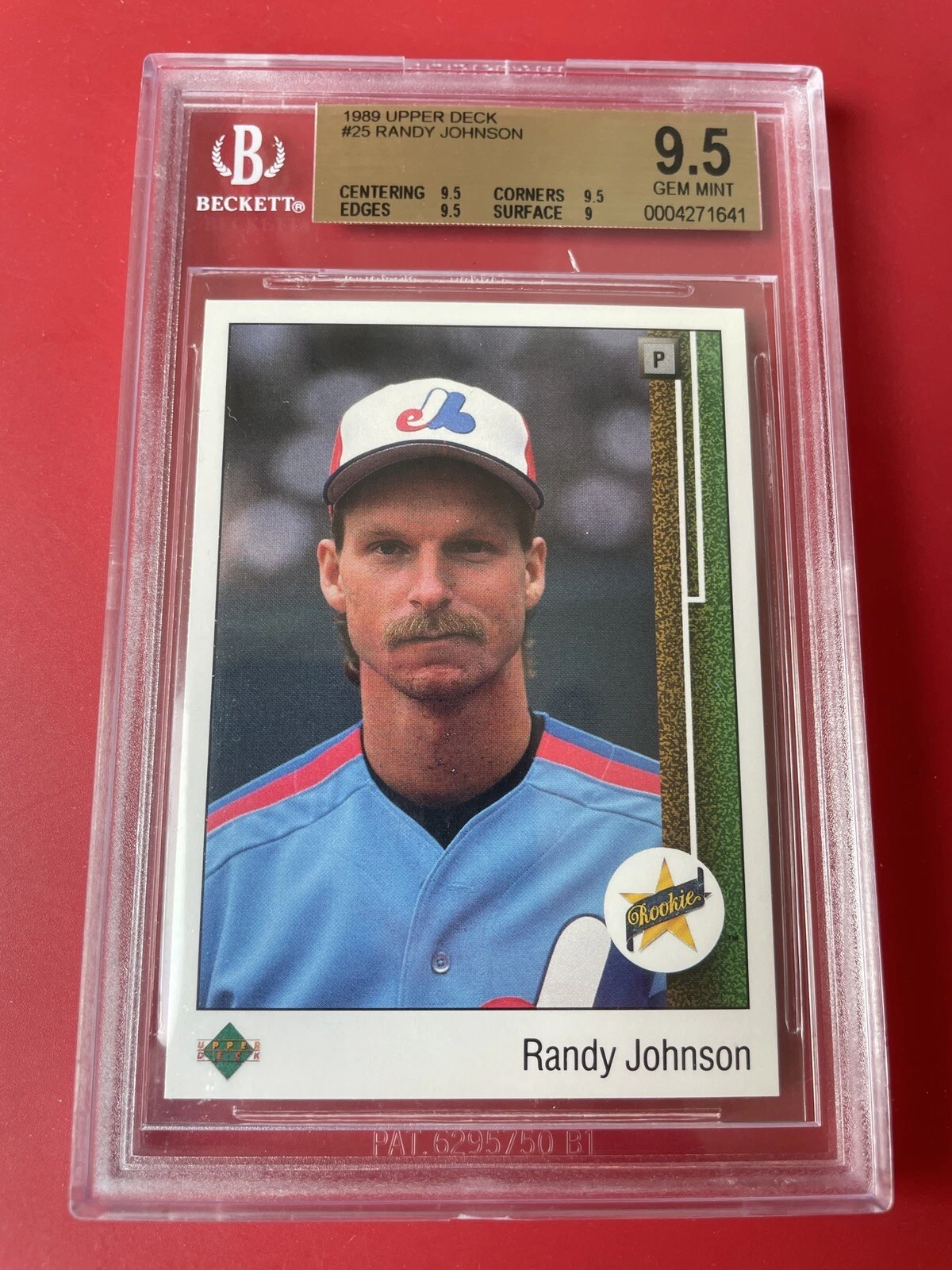 Randy Johnson HOF 1989 UD Upper Deck Rookie Card BGS 9.5 GEM MINT
