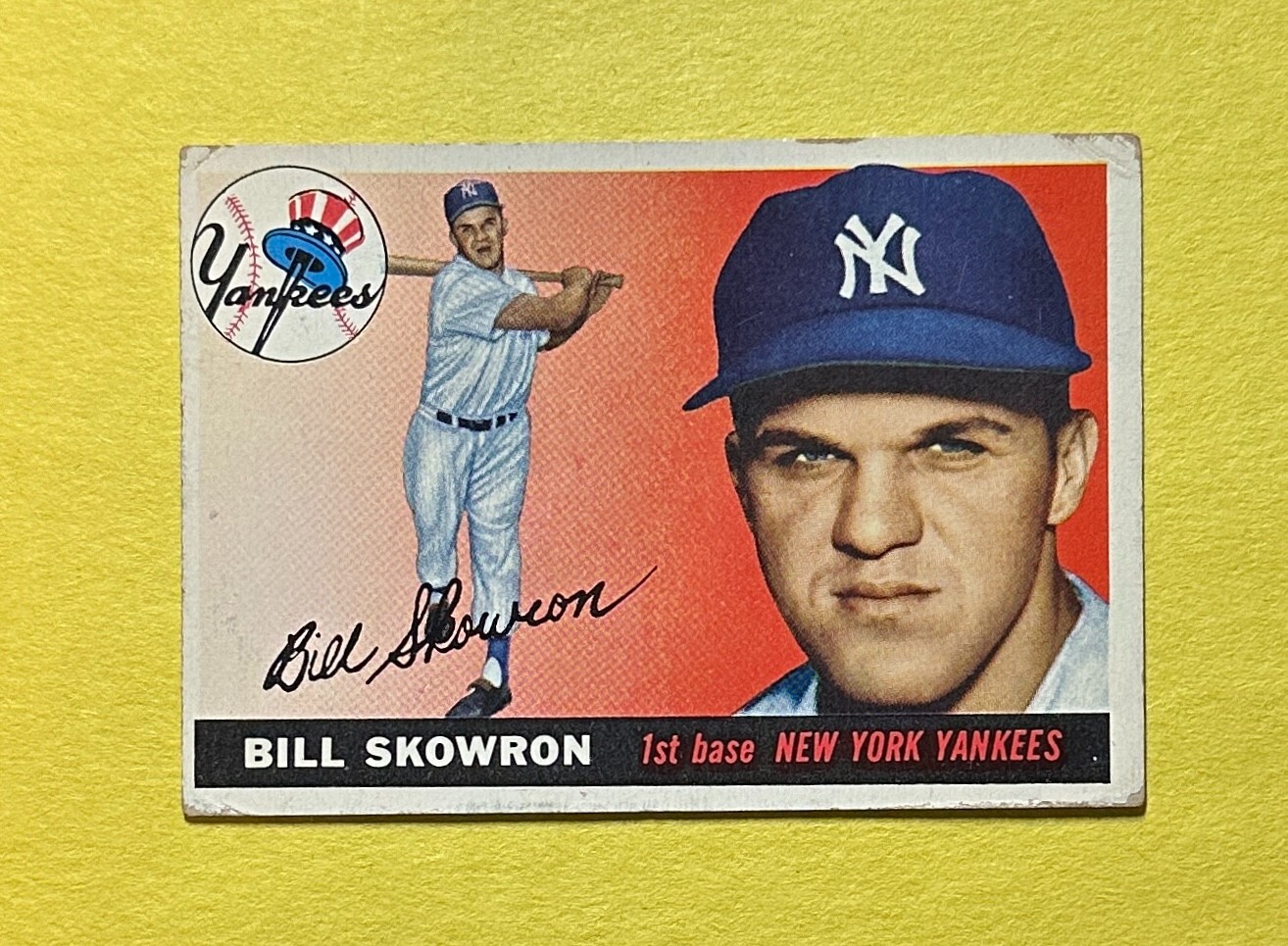 1955 TOPPS BILL SKOWRON #22 YANKEES
