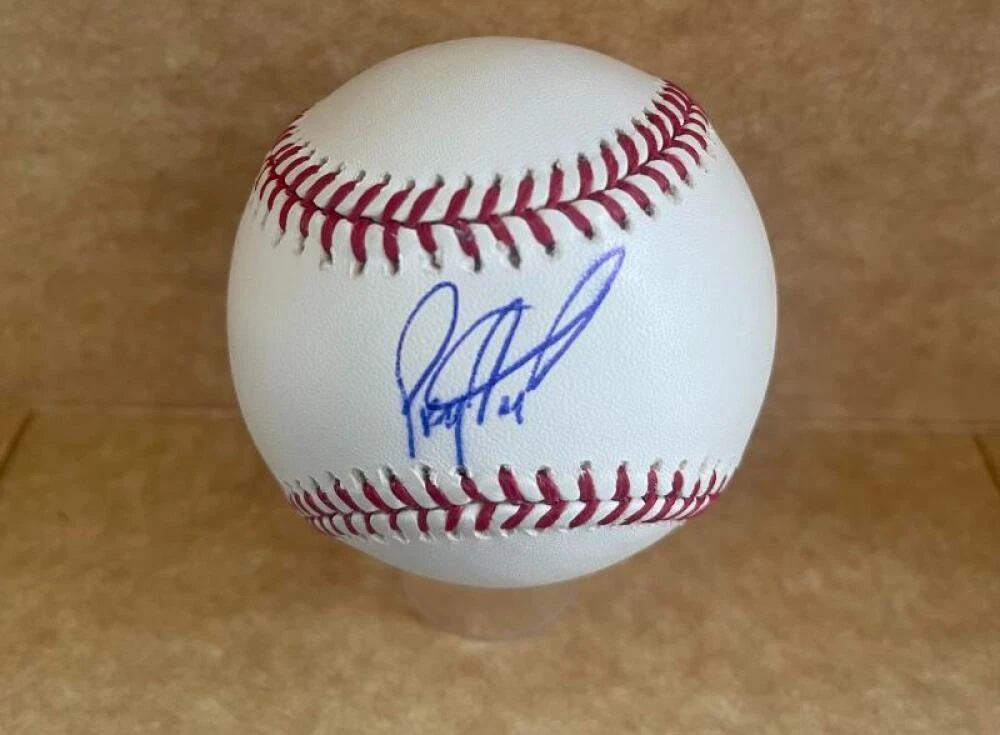 RAFAEL MONTERO ASTROS SIGNED AUTO M.L. BASEBALL PSA R28747
