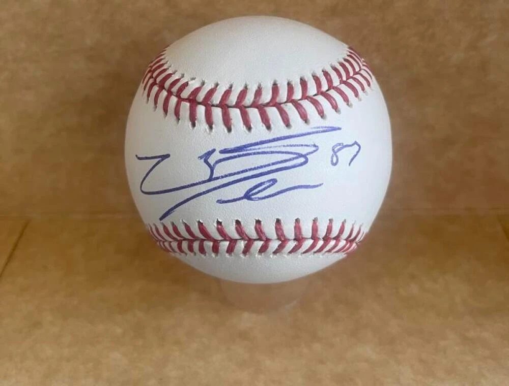 JOSE DELEON RAYS/TWINS SIGNED AUTO M.L. BASEBALL BECKETT AUTH

