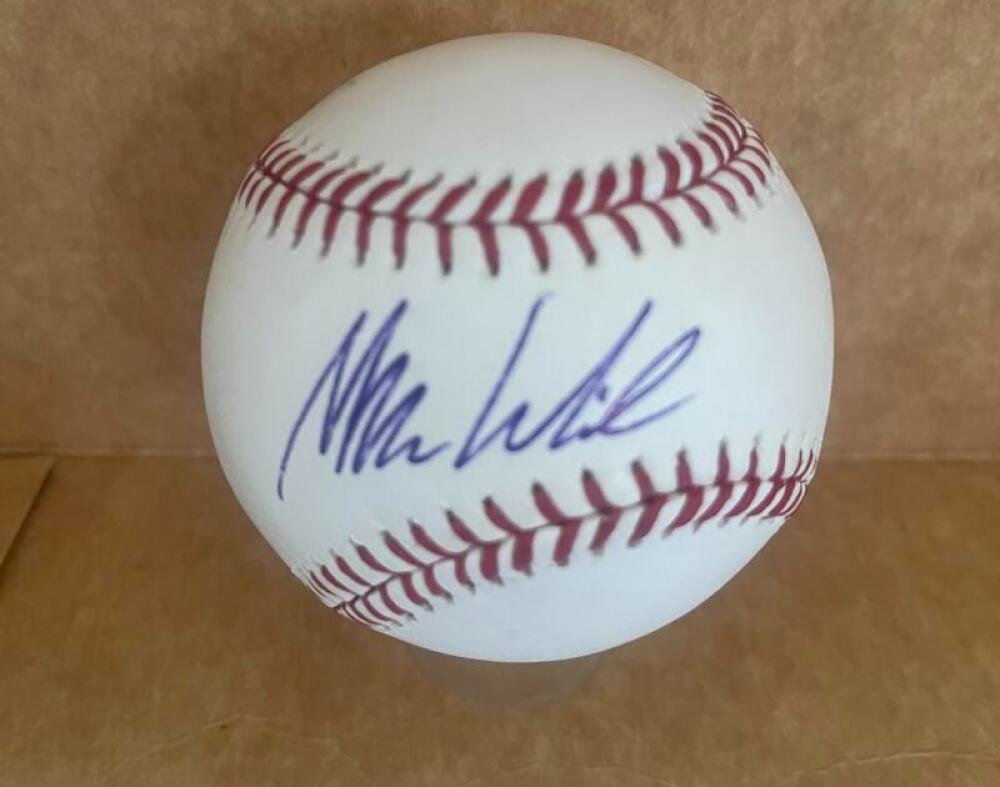 MARCUS WILSON RED SOX SIGNED AUTO M.L. BASEBALL BECKETT AUTH
