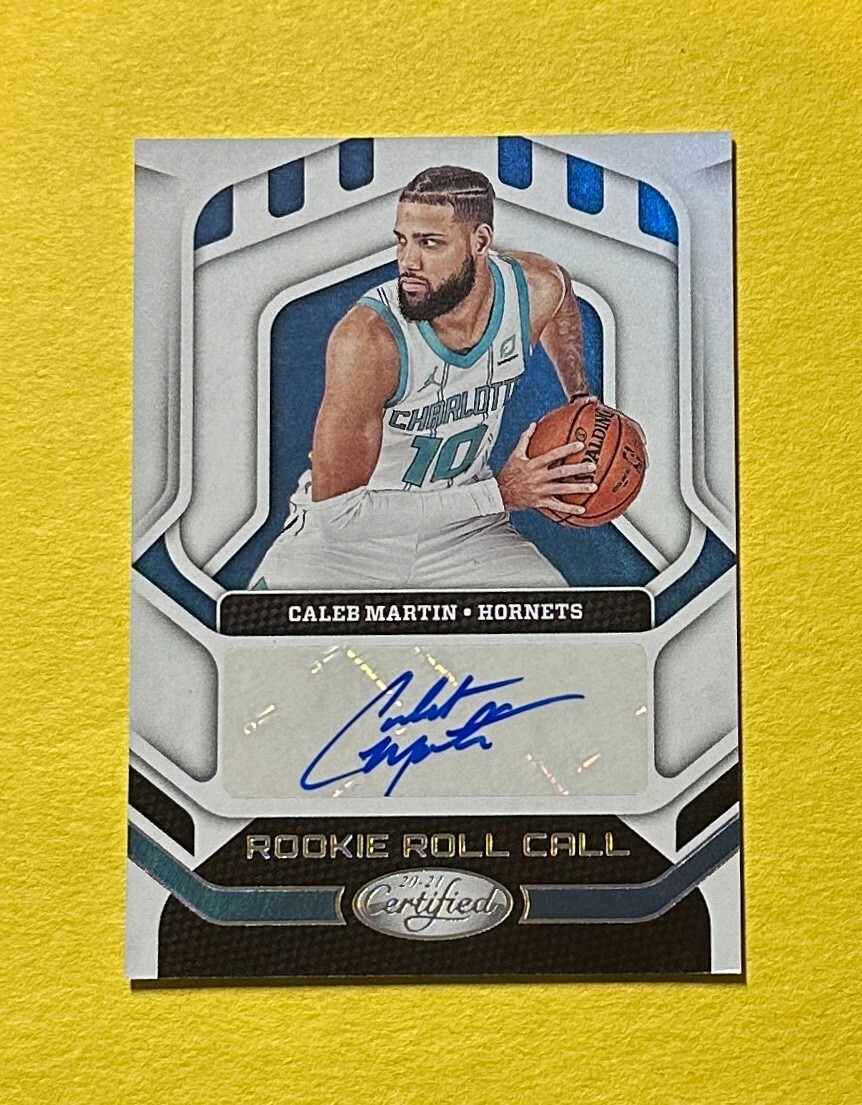2020-21 PANINI CERTIFIED BASKETBALL CALEB MARTIN ROOKIE ROLE CALL AUTO #RR-CLM
