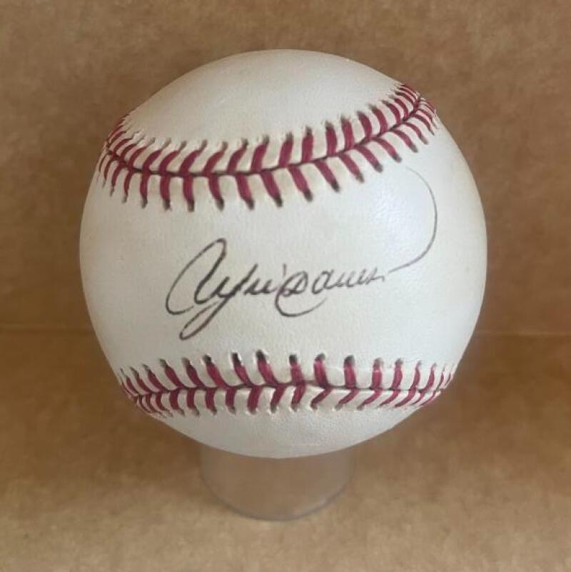 ANDRE DAWSON CUBS/EXPOS/MARLINS SIGNED N.L. BASEBALL BECKETT AUTH
