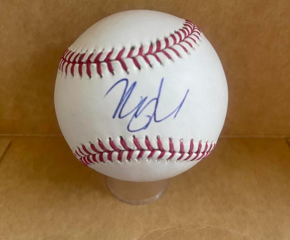 KRIS BRYANT ROCKIES/CUBS SIGNED AUTO M.L. BASEBALL JSA S78285
