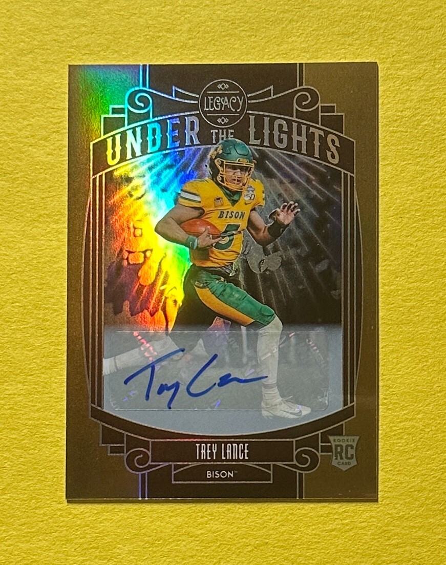 2021 PANINI LEGACY TREY LANCE UNDER THE LIGHTS SP AUTO /50 #UL-TRL 49ERS ROOKIE
